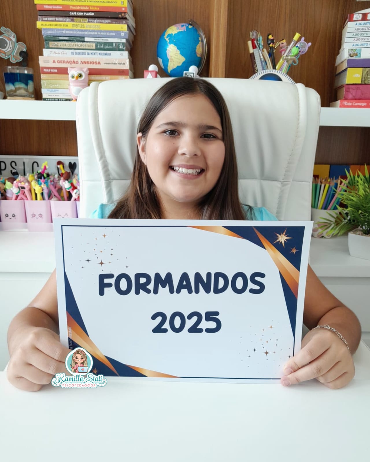 Plaquinhas para apresentação Formatura - Imagem 10