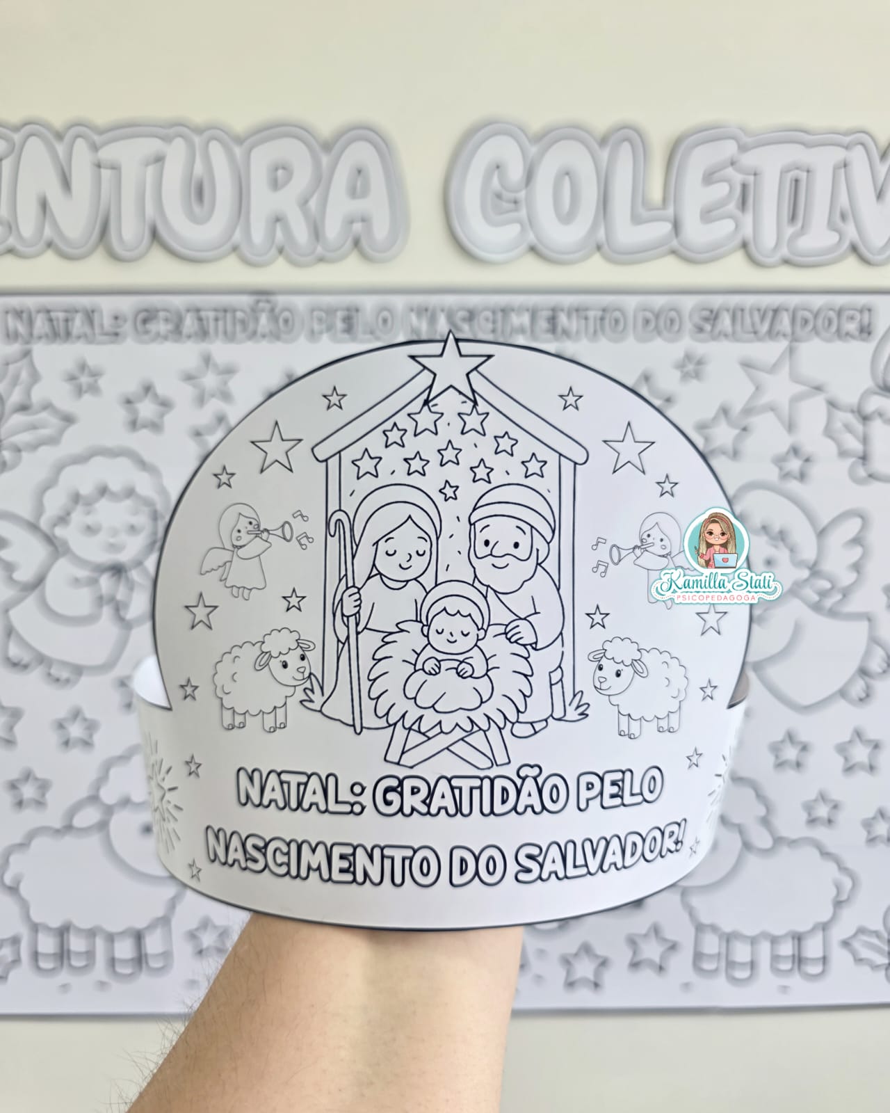 Pintura coletiva Natal Cristão - Imagem 6