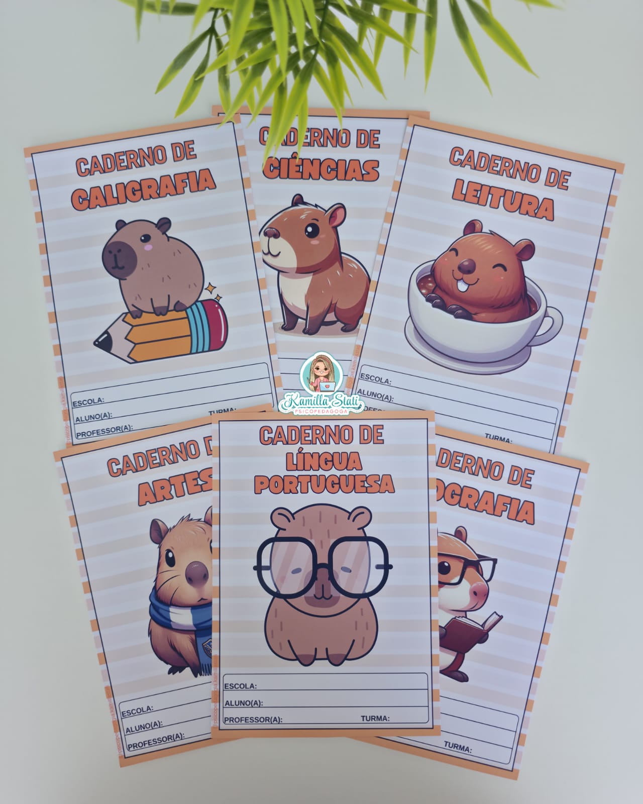 Capas para caderno Capivara - Imagem 3
