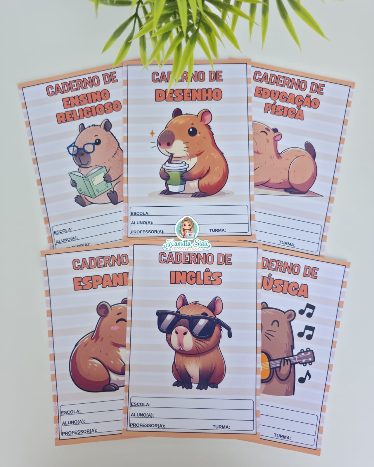 Capas para caderno Capivara - Imagem 4