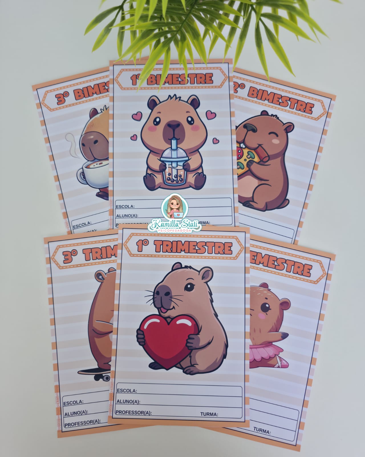 Capas para caderno Capivara - Imagem 2