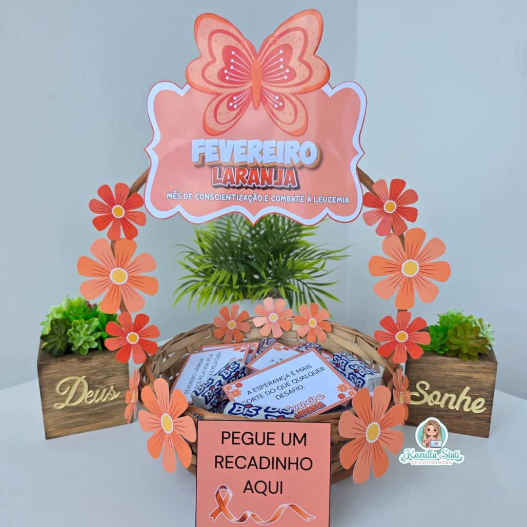 Cesta de Recadinhos – Fevereiro Laranja