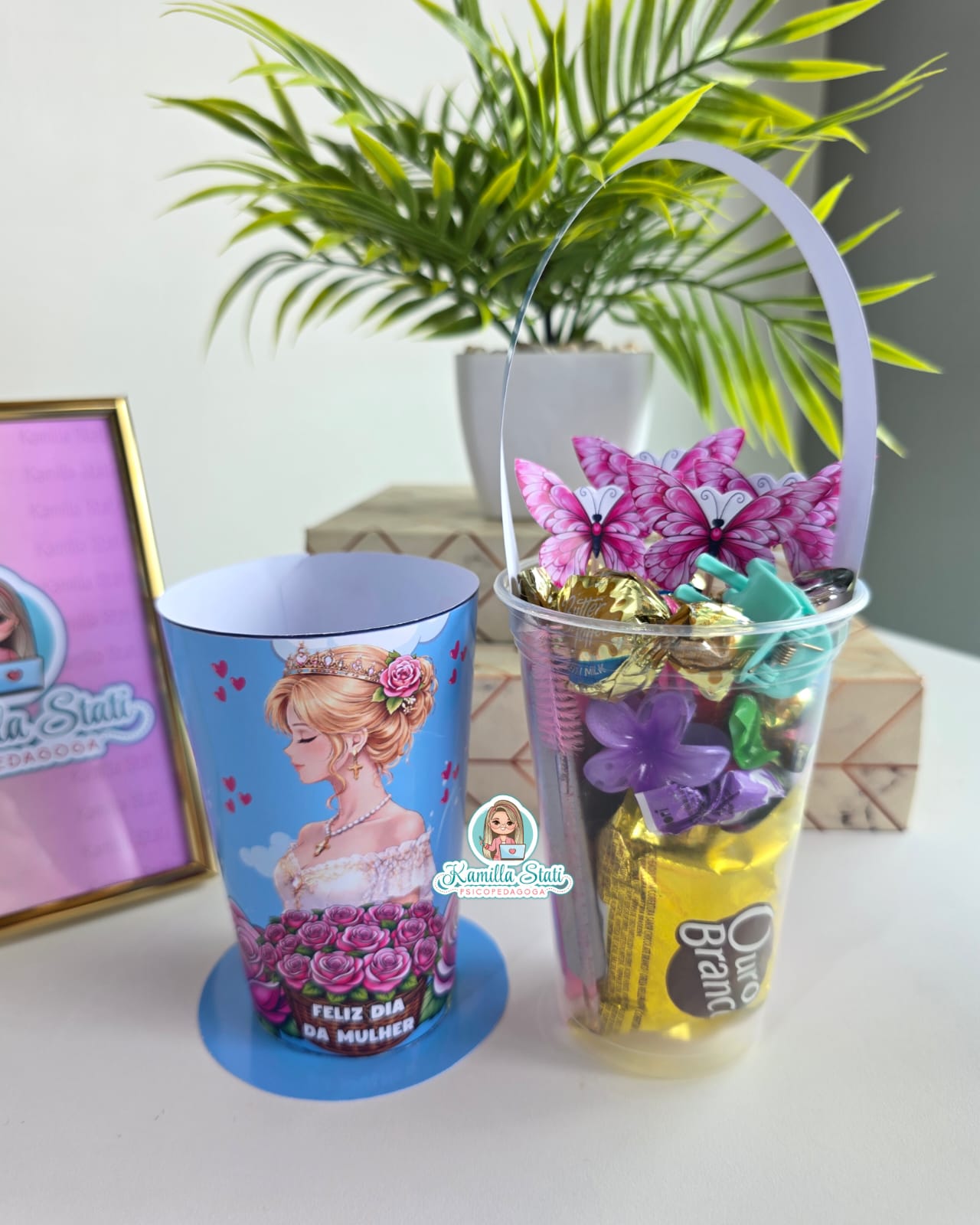 Copo rosas dia da mulher - Imagem 5