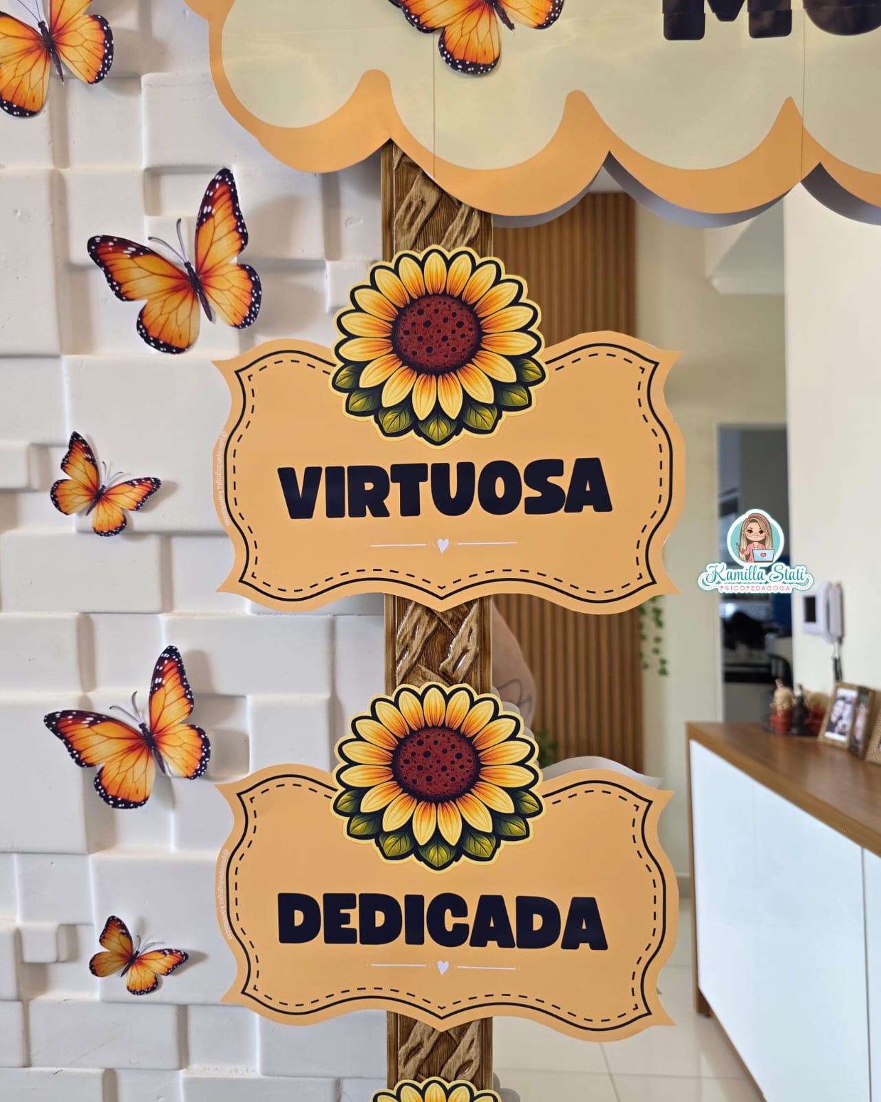 Espelho das afirmações dia da mulher girassol - Imagem 4