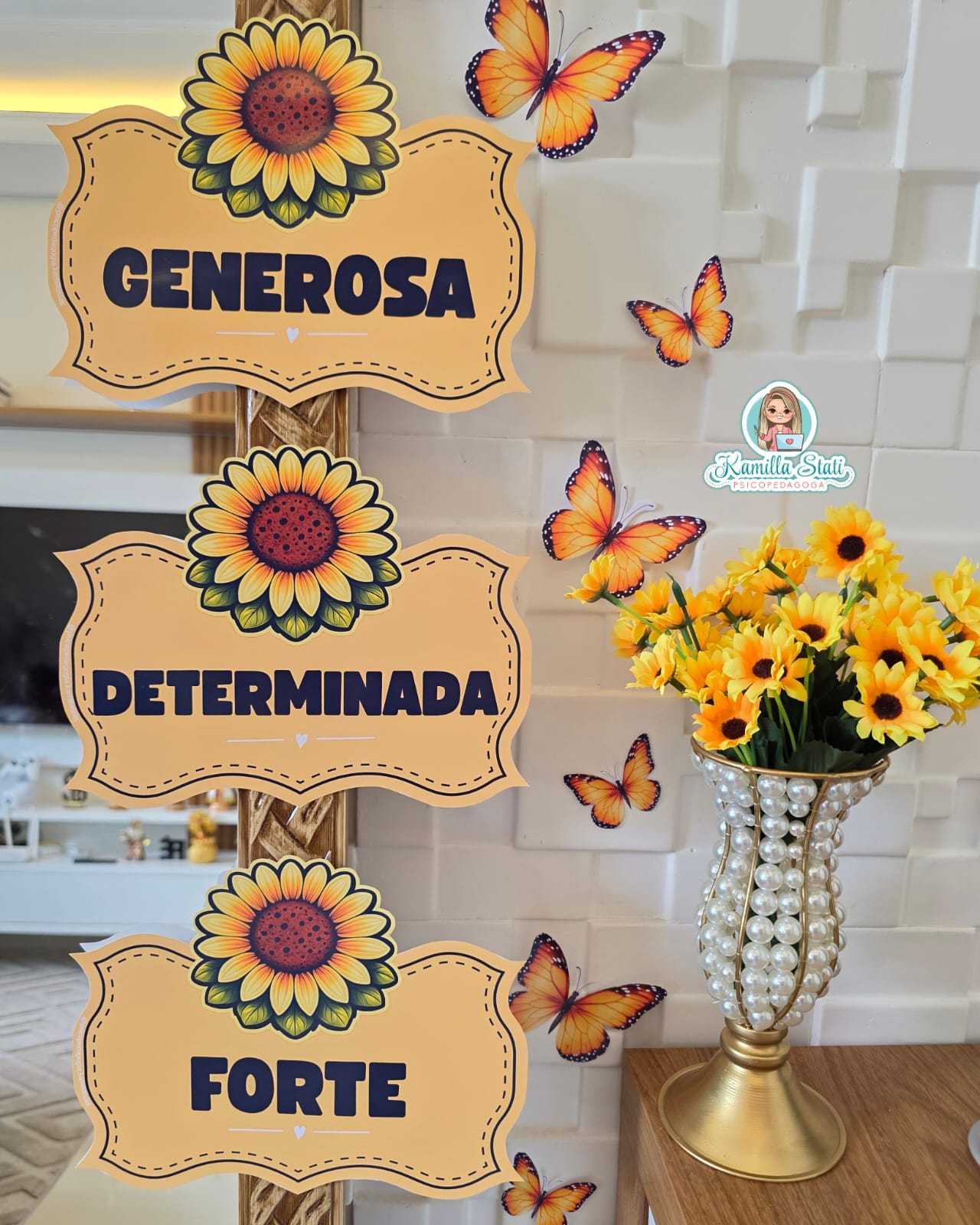 Espelho das afirmações dia da mulher girassol - Imagem 5