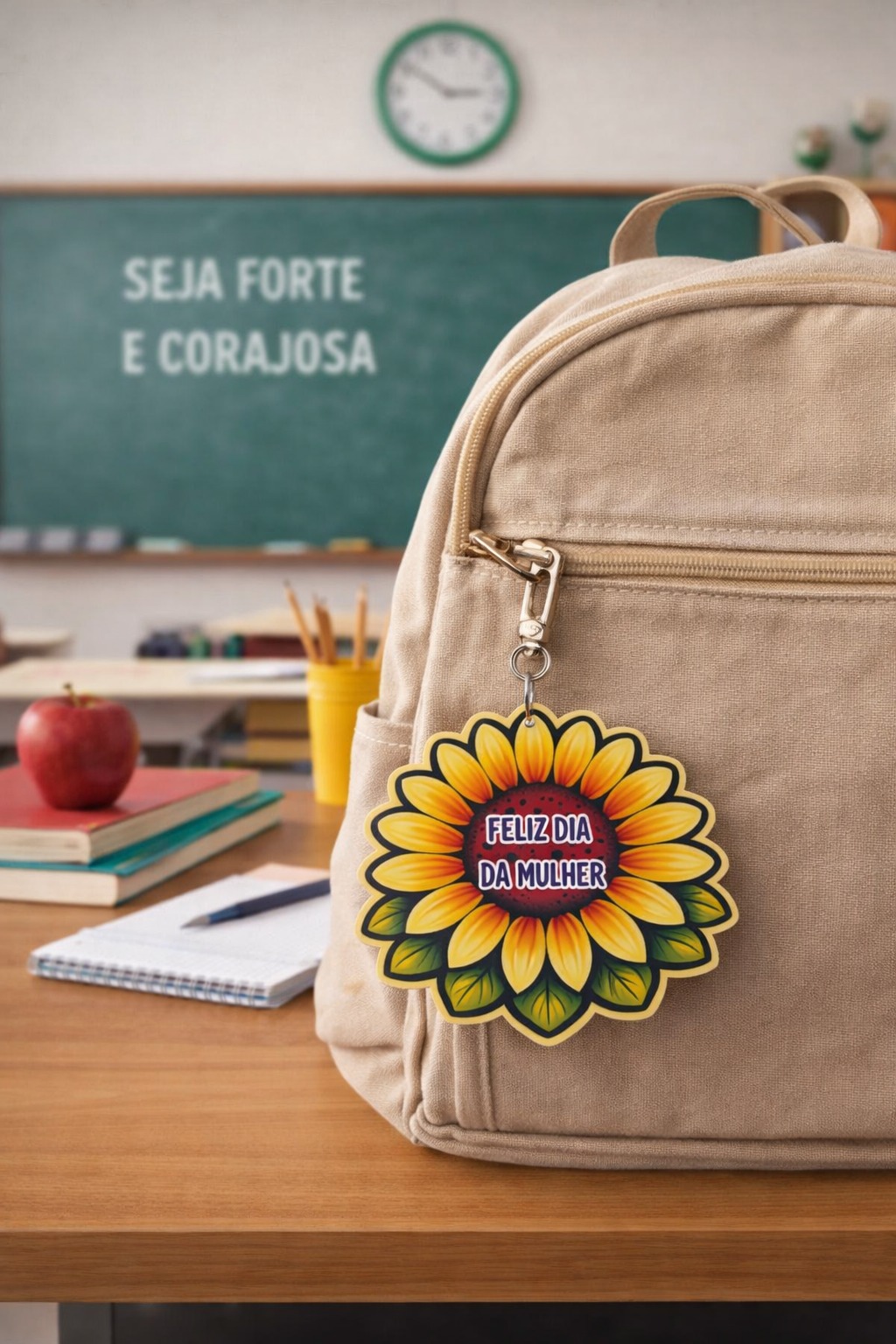 Chaveiro girassol dia da mulher - Imagem 6