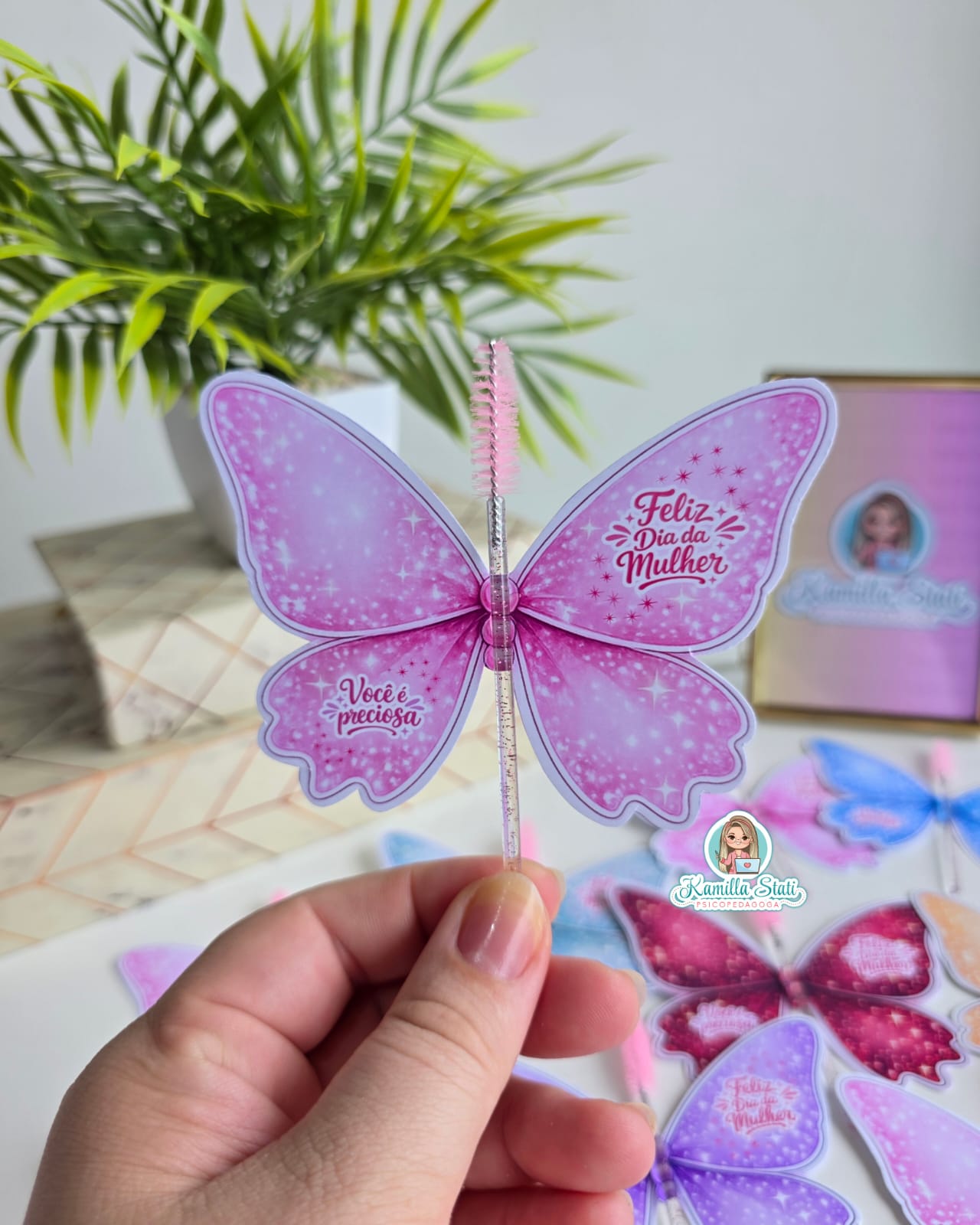 Lembrancinha borboleta para cílios