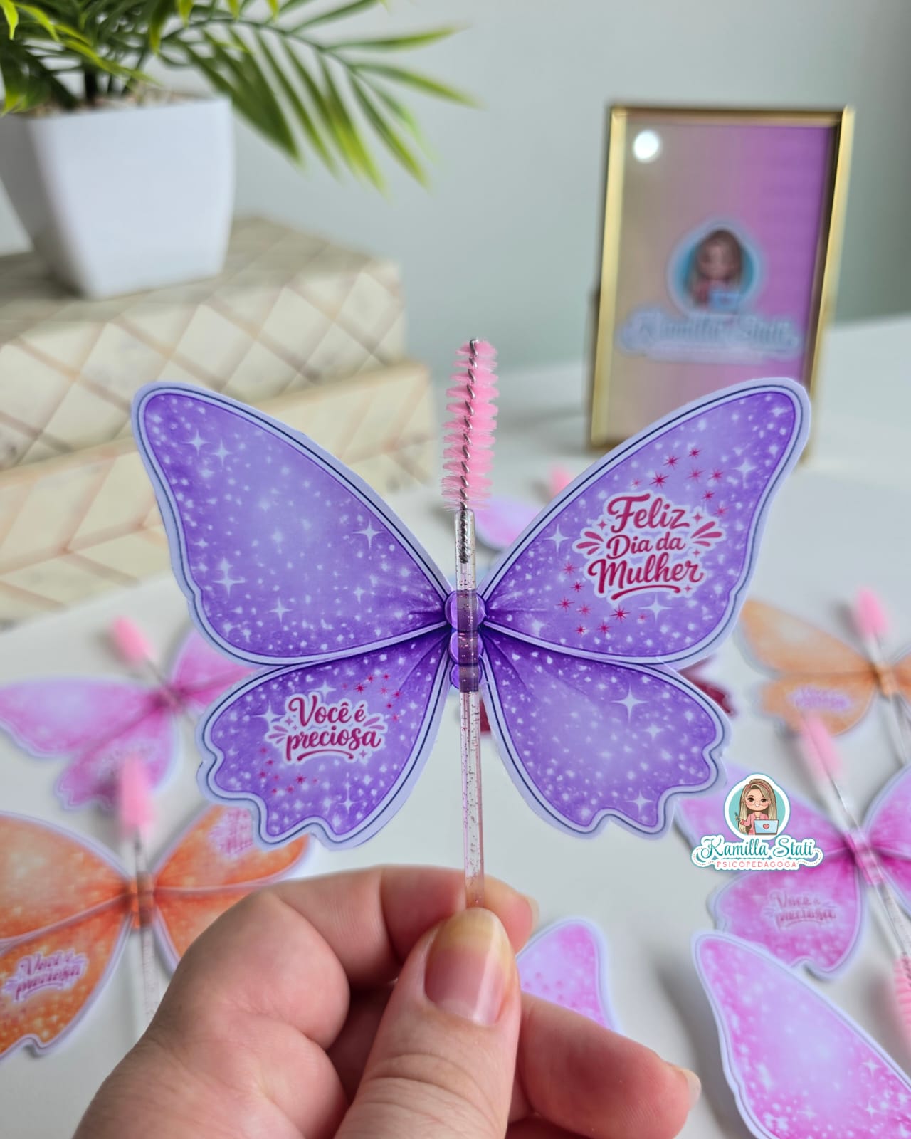 Lembrancinha borboleta para cílios - Imagem 3