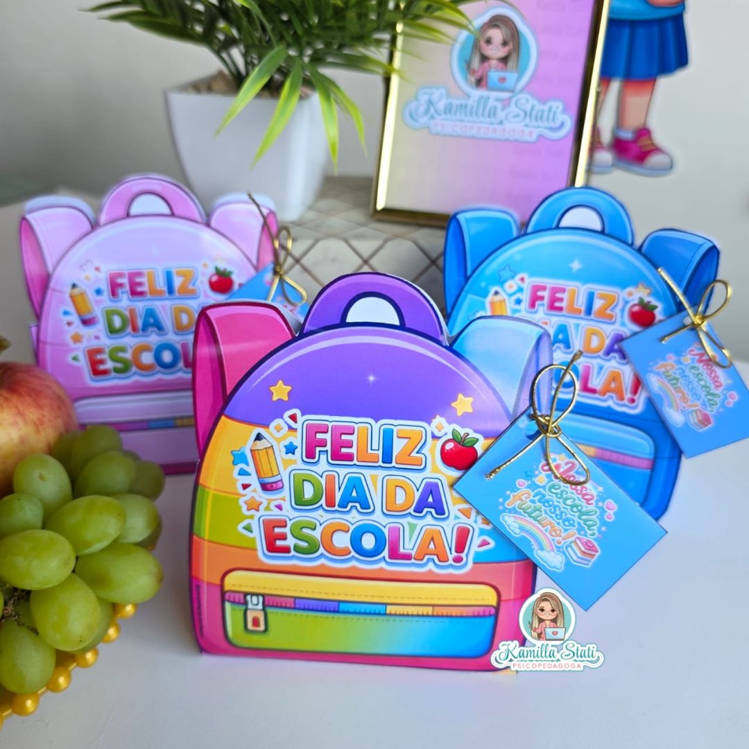 Bolsinha dia da escola
