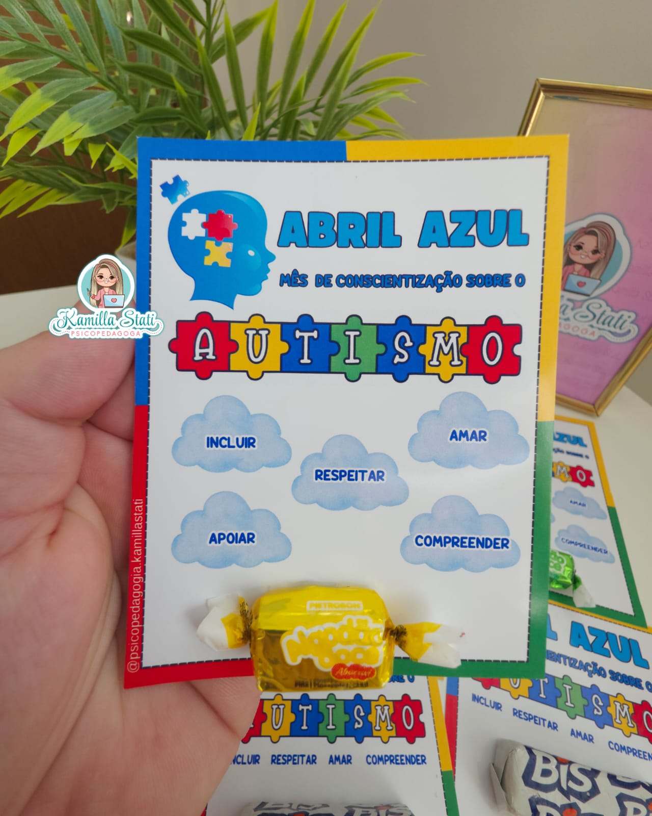Lembrancinhas Abril azul: Autismo - Imagem 5