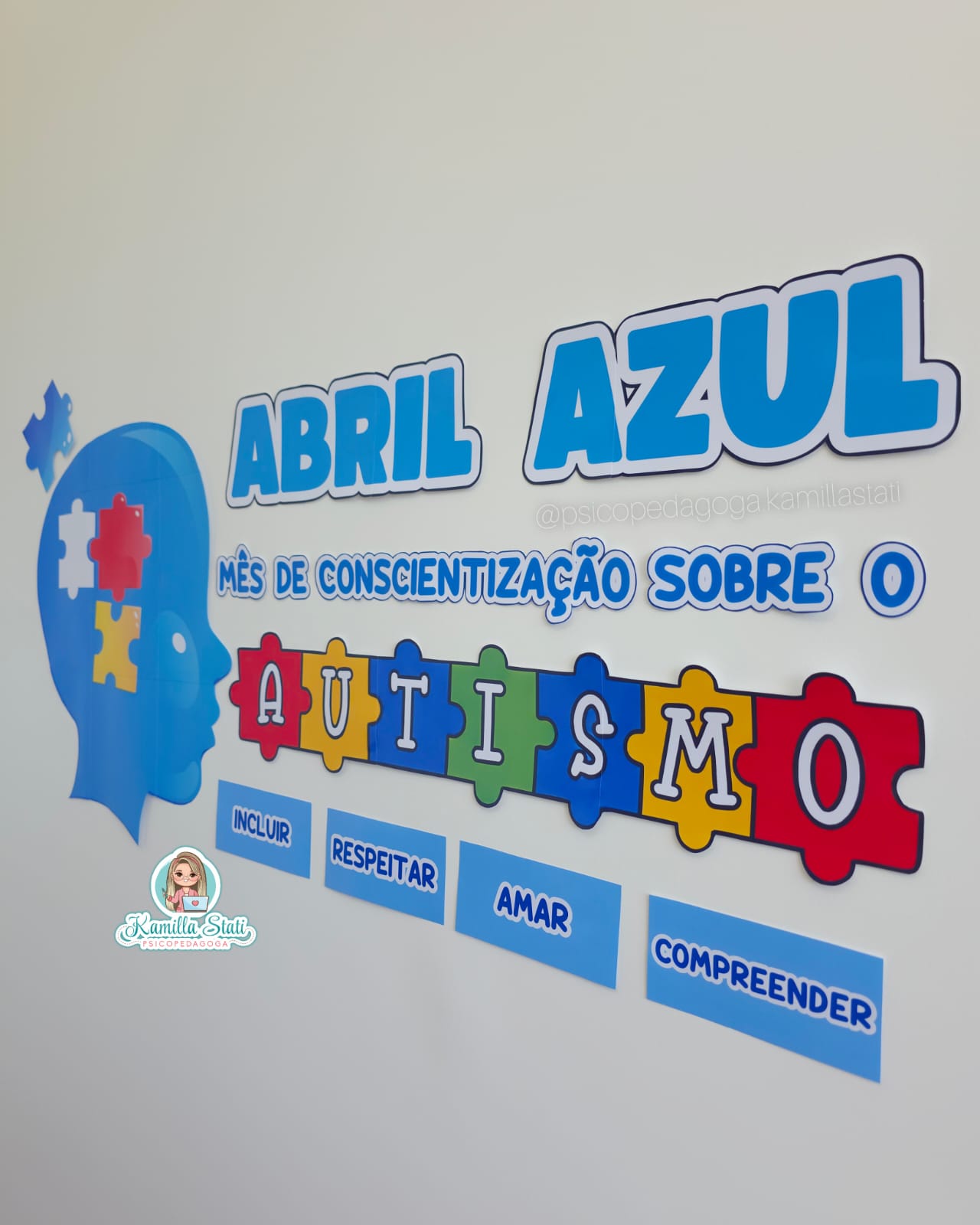 Painel Abril Azul Autismo - Imagem 2