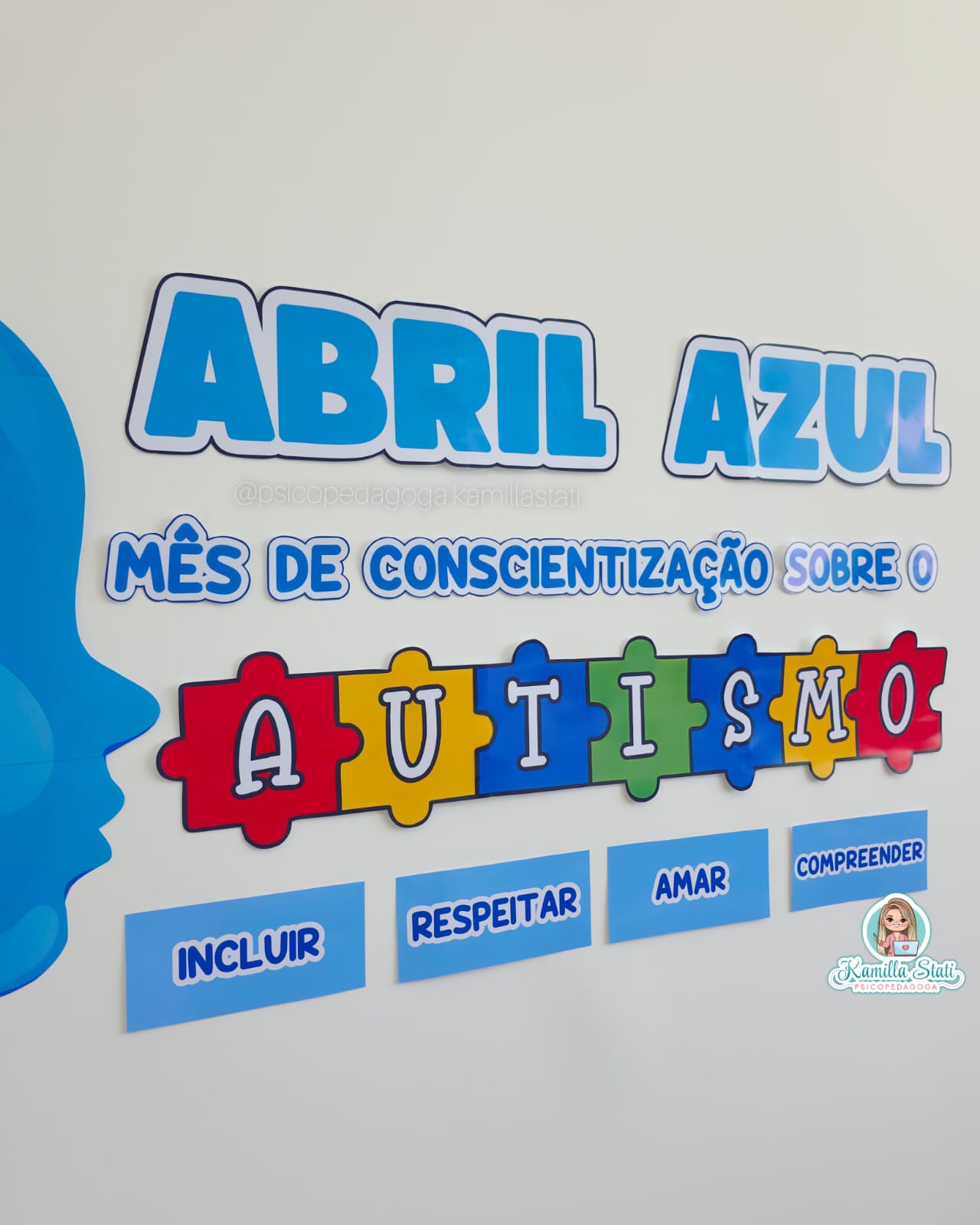 Painel Abril Azul Autismo - Imagem 3