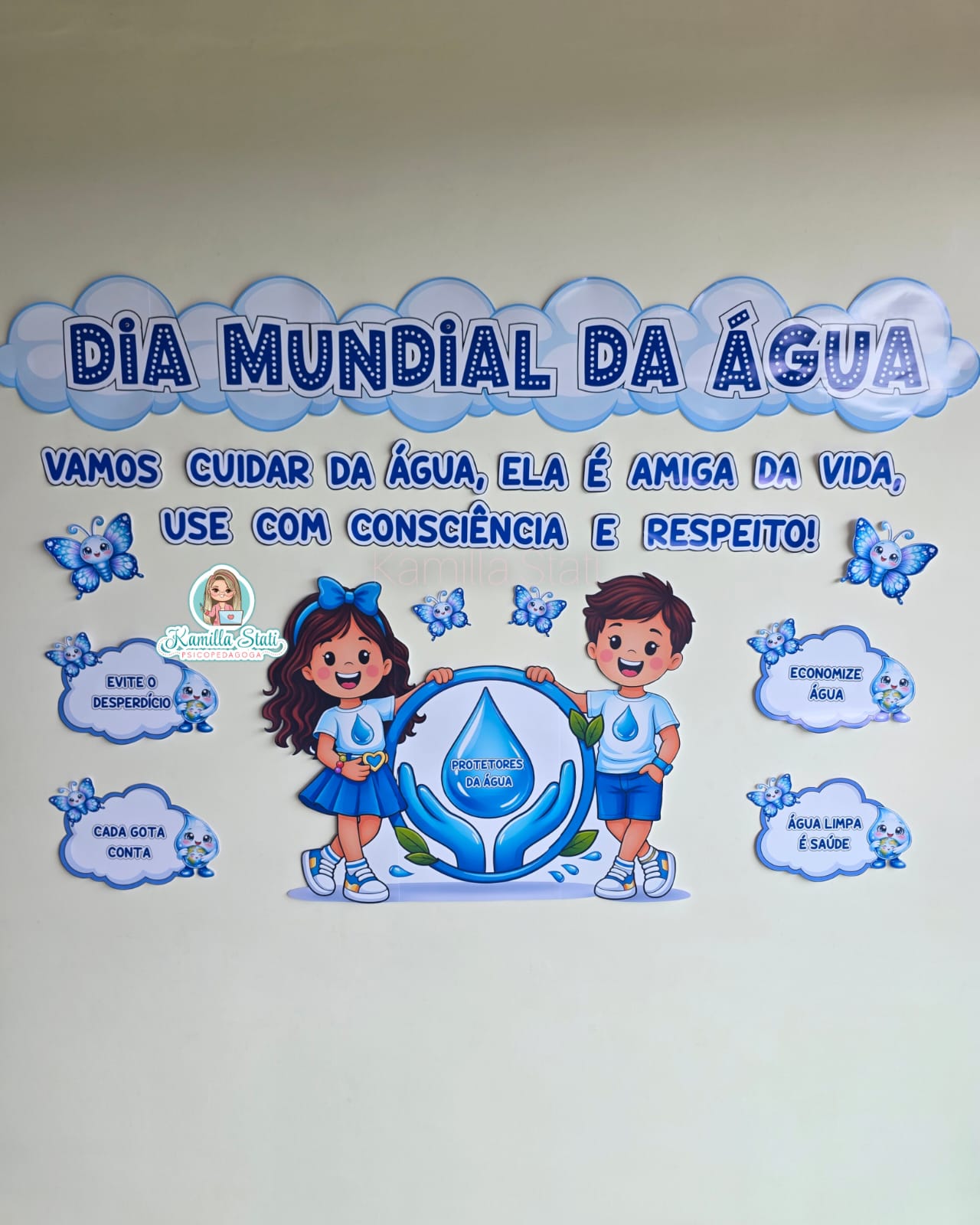 Painel dia da água: protetores da água