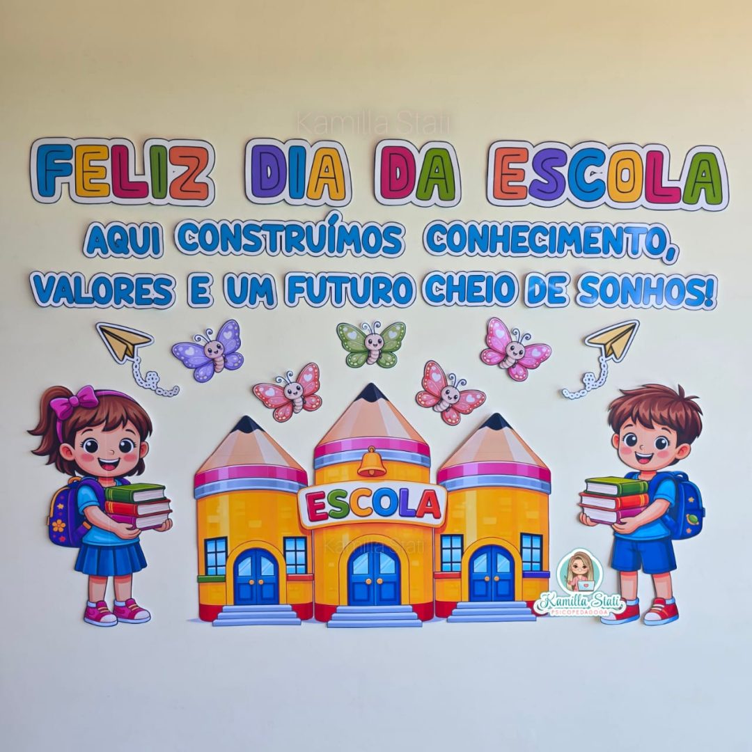 Painel Lápis: Dia da Escola