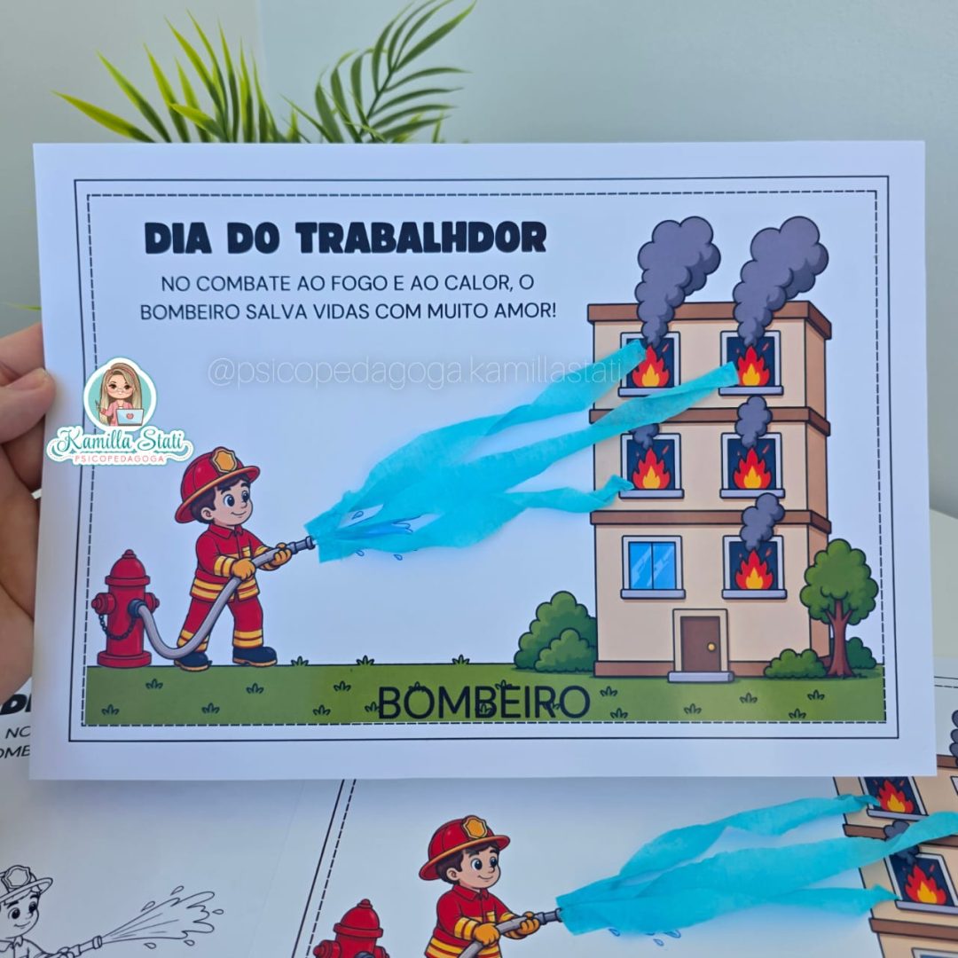 Atividade interativa dia do trabalhador: Bombeiro(a)