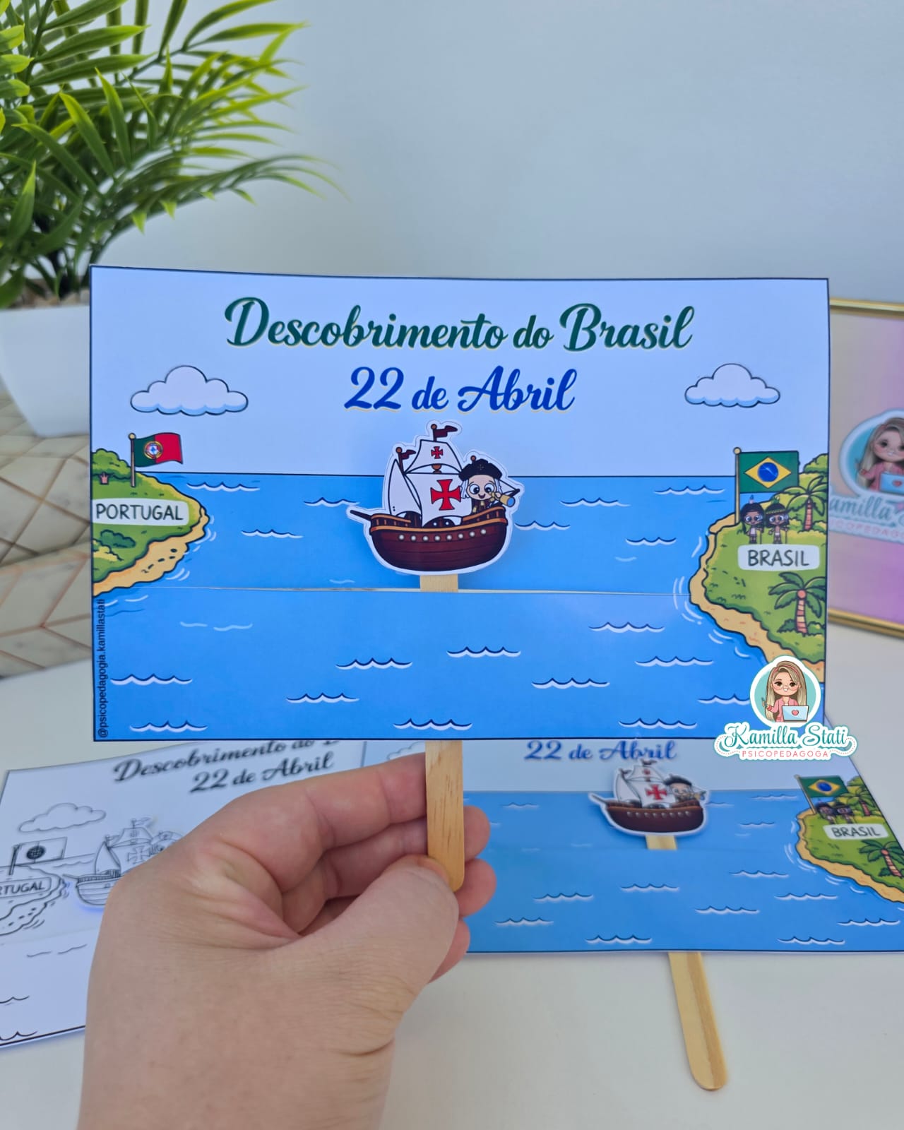 Atividade interativa descobrimento do Brasil