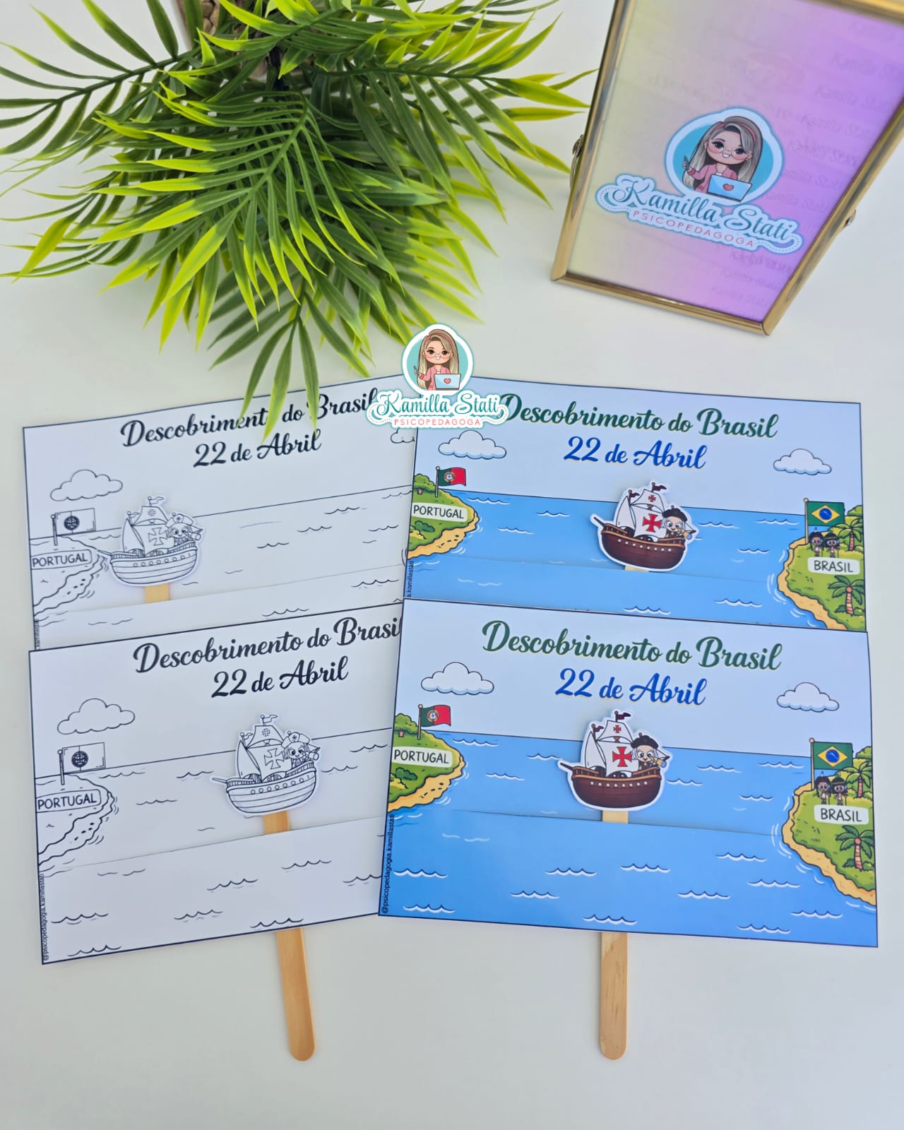 Atividade interativa descobrimento do Brasil - Imagem 5