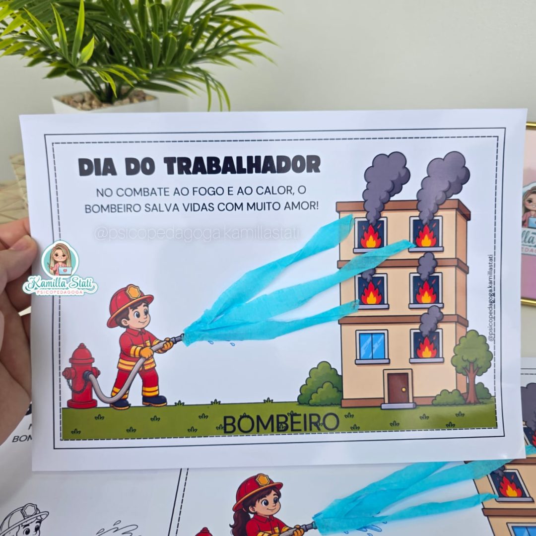 Atividade interativa dia do trabalhador: Bombeiro(a)