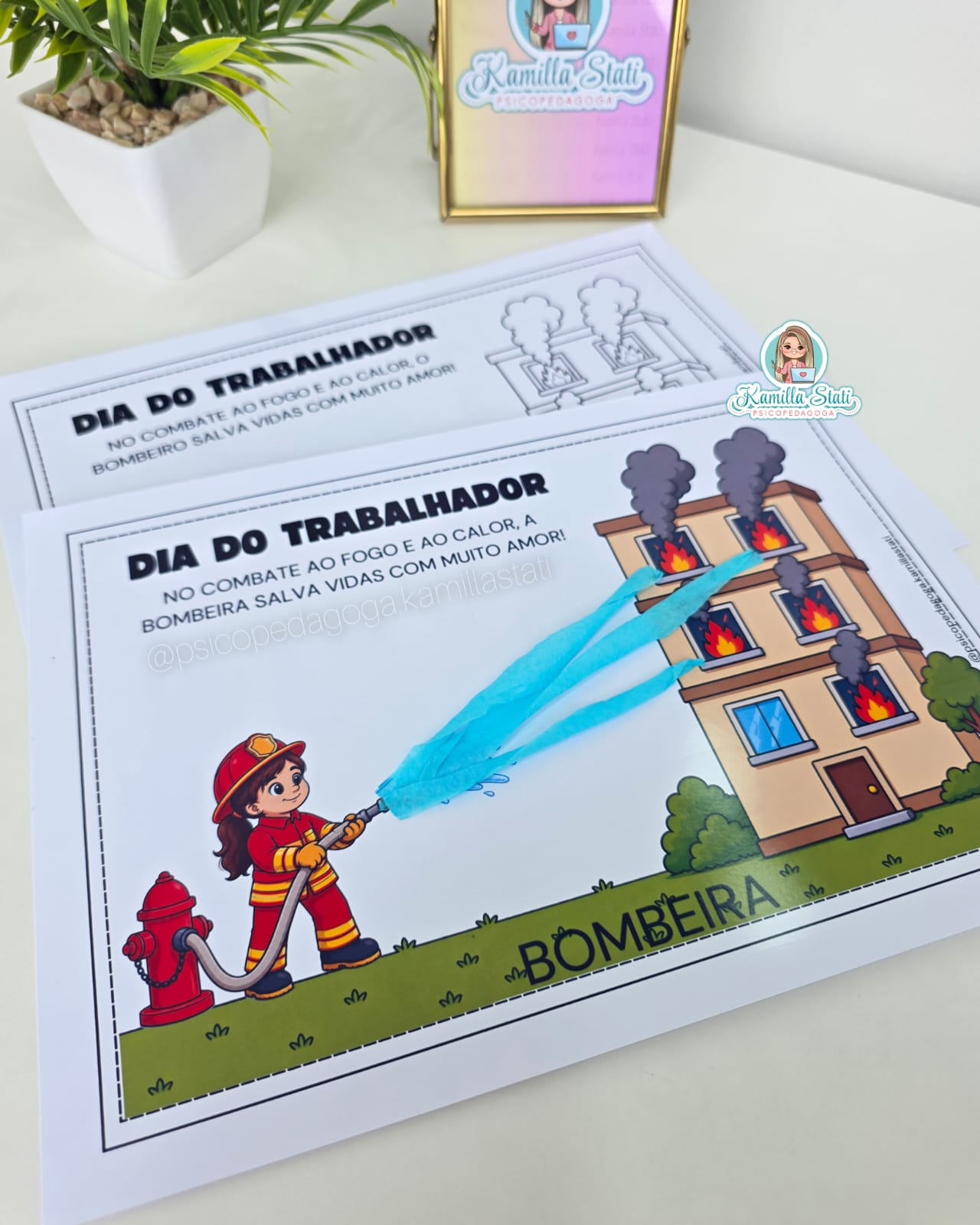 Atividade interativa dia do trabalhador: Bombeiro(a) - Imagem 4