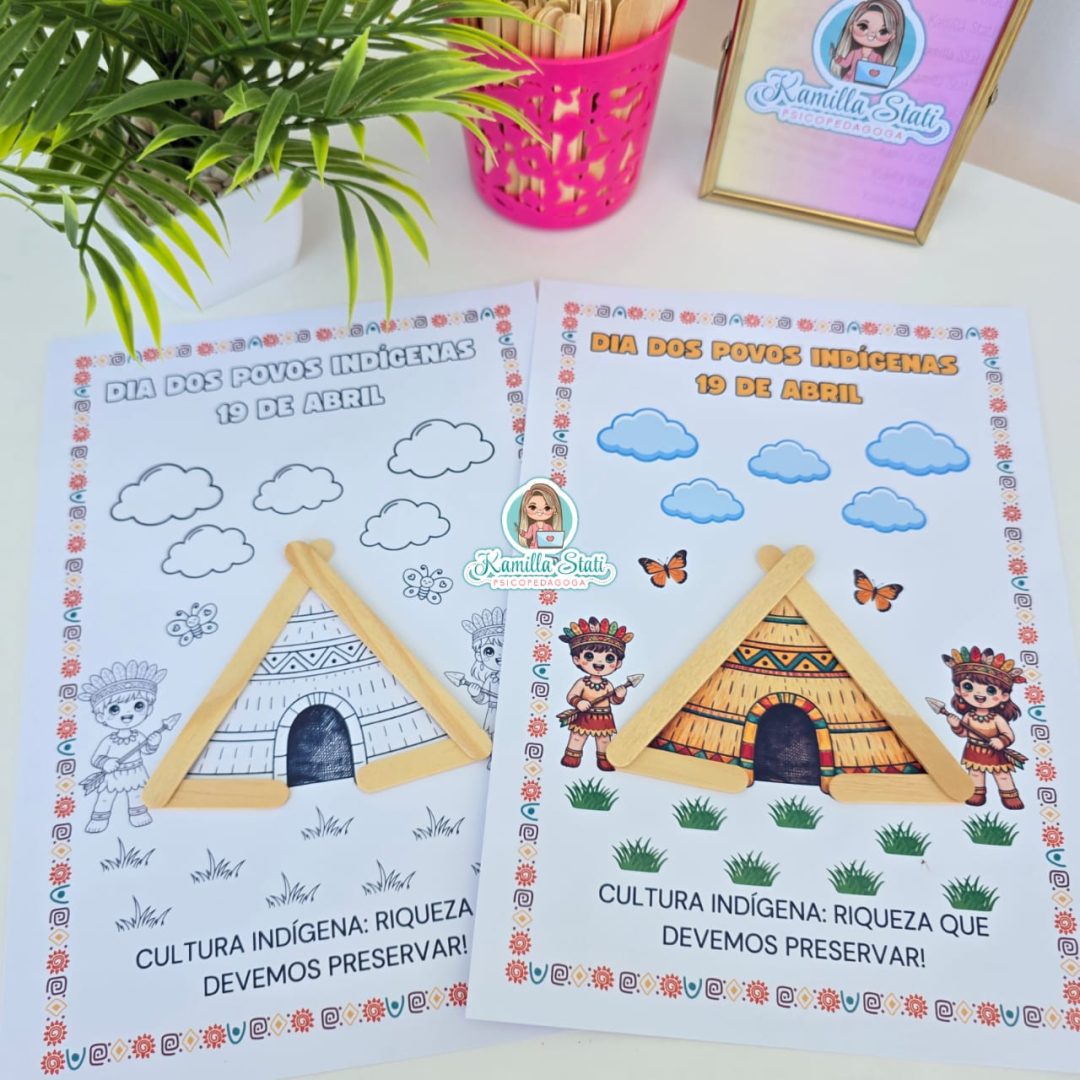 Atividade interativa: oca indígena