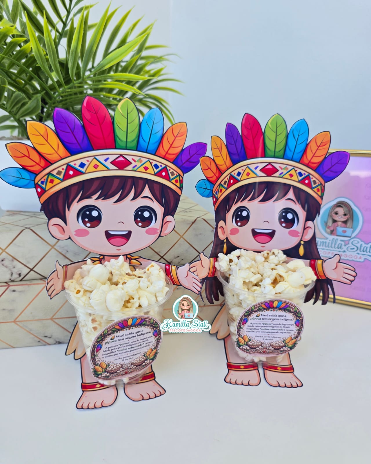 Copinho pipoca dia dos povos indígenas