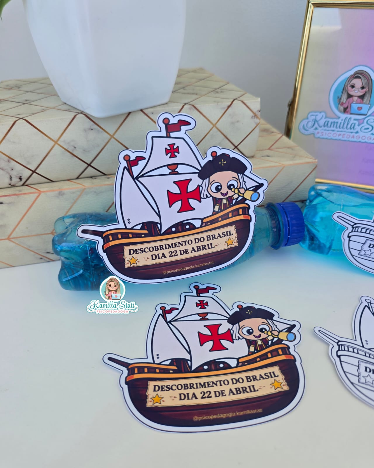 Garrafinha Sensorial – Descobrimento do Brasil - Imagem 2
