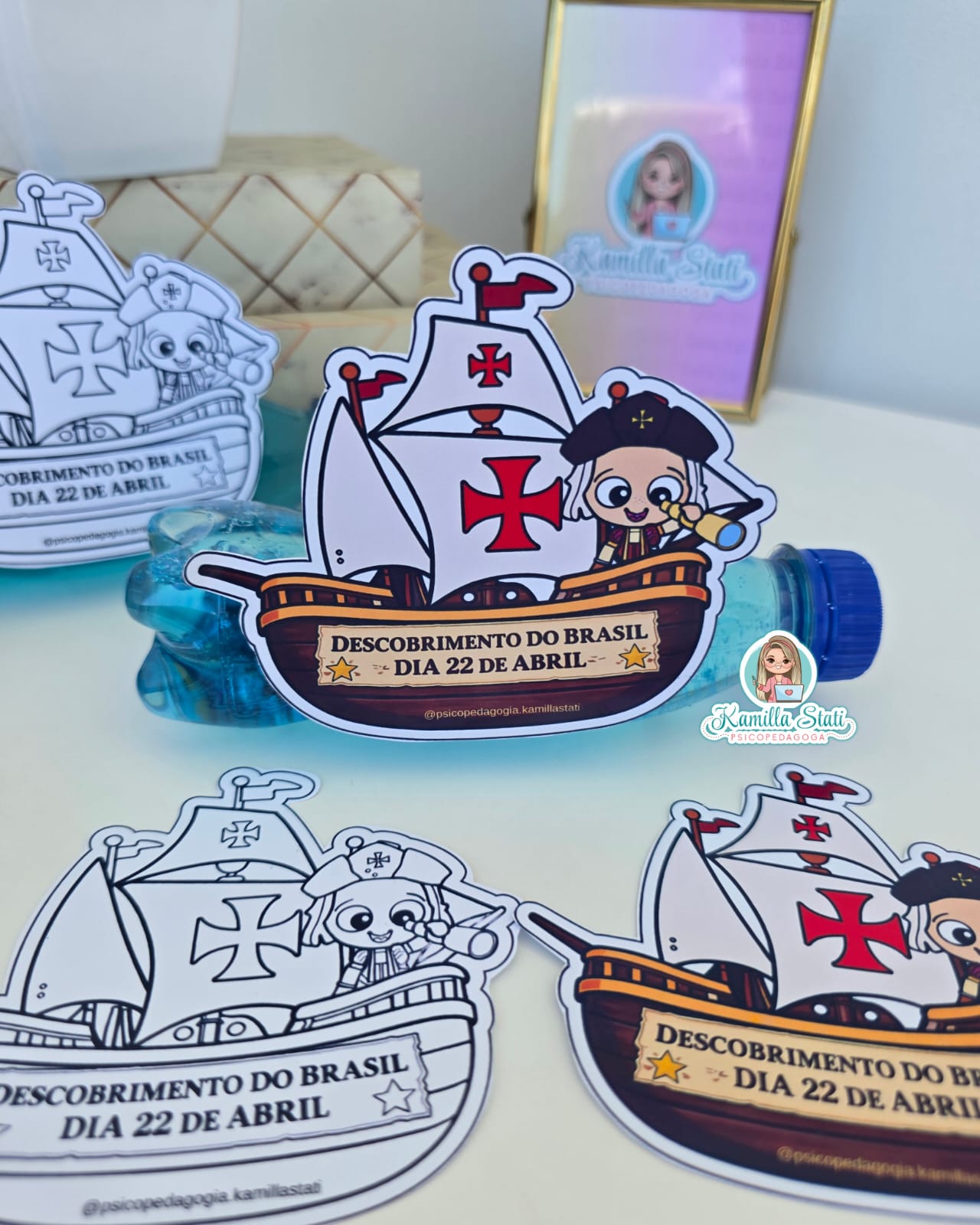 Garrafinha Sensorial – Descobrimento do Brasil - Imagem 4