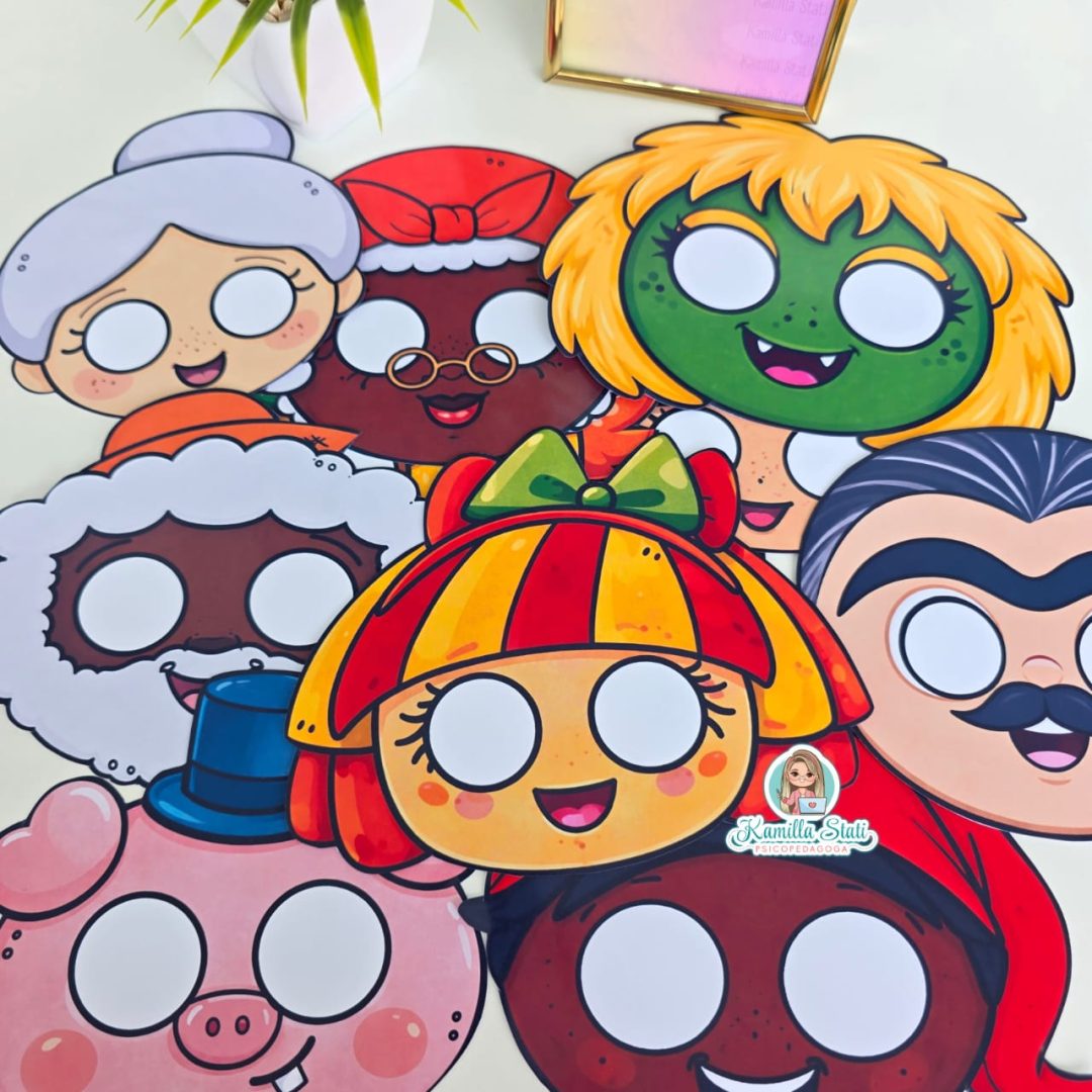 Máscaras personagens do sítio do picapau amarelo