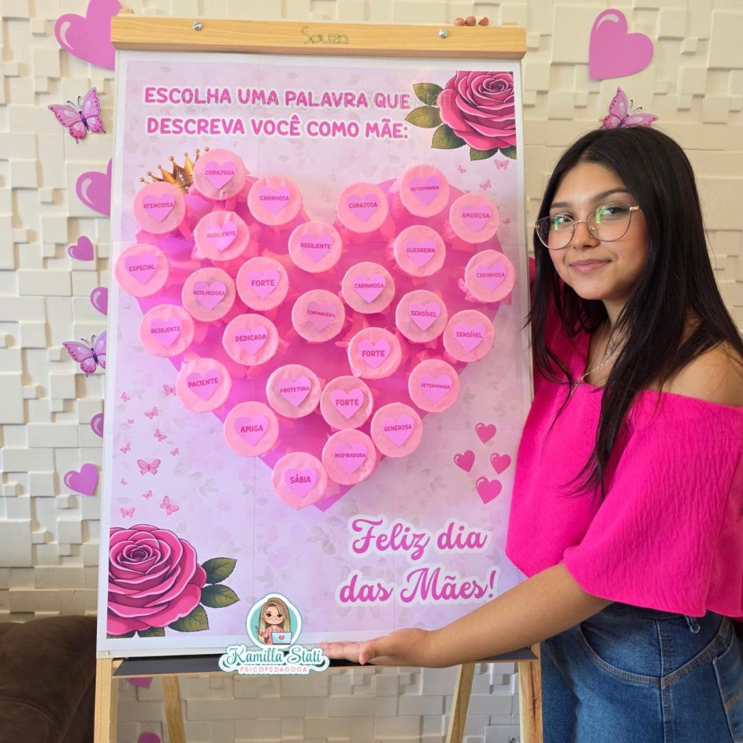 Mural interativo Dia das mães