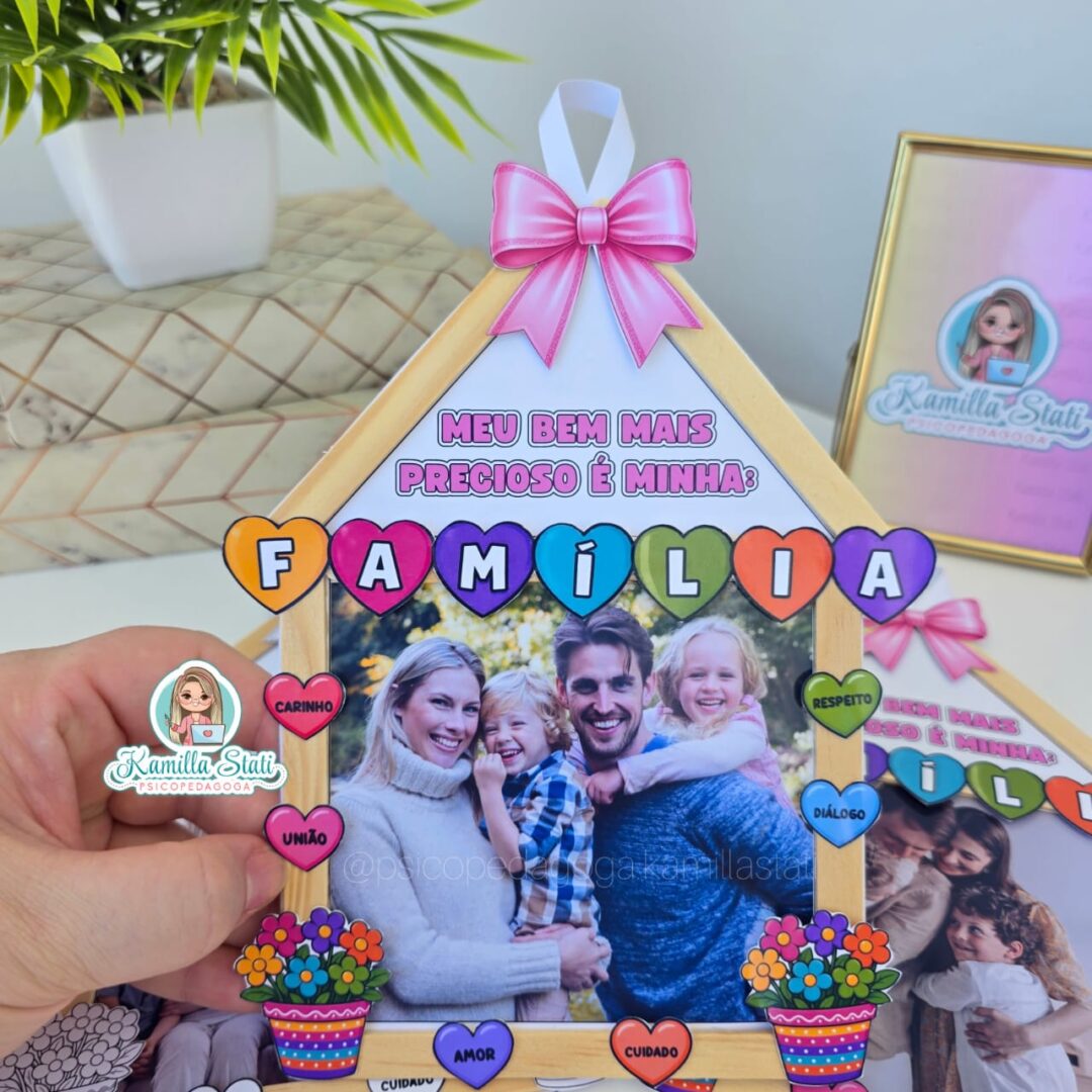 Casinha de Palitos Dia da Família