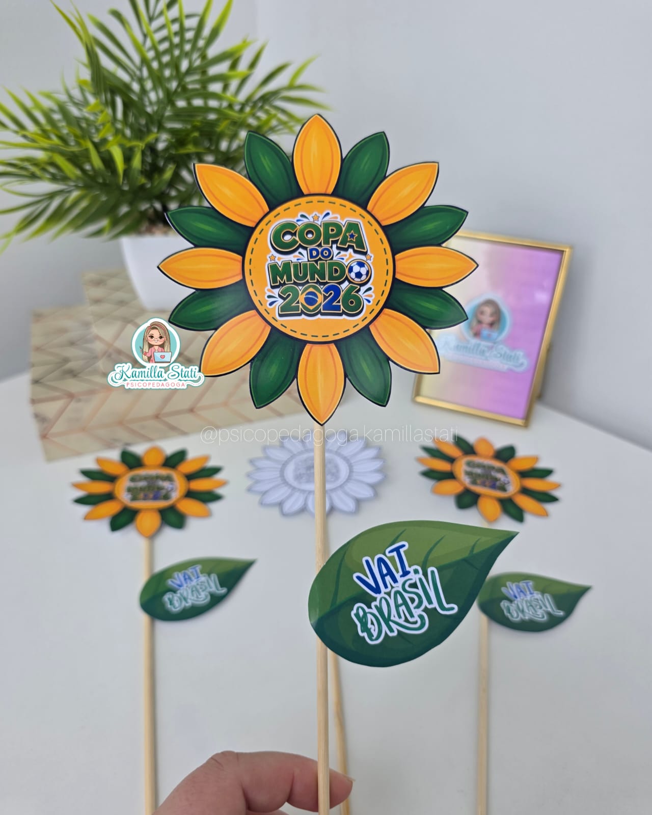 Palitoche flor Copa do mundo 2026