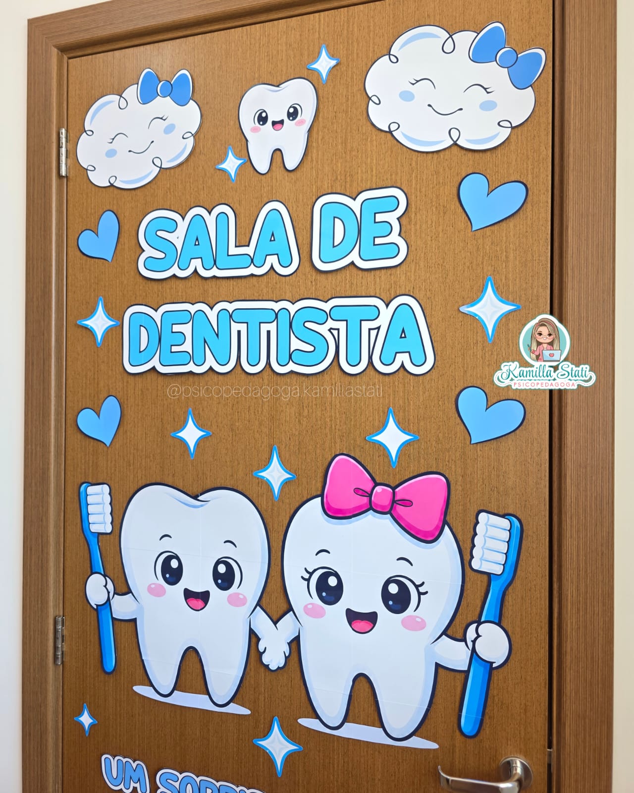 Decoração de porta Sala de Dentista - Imagem 2