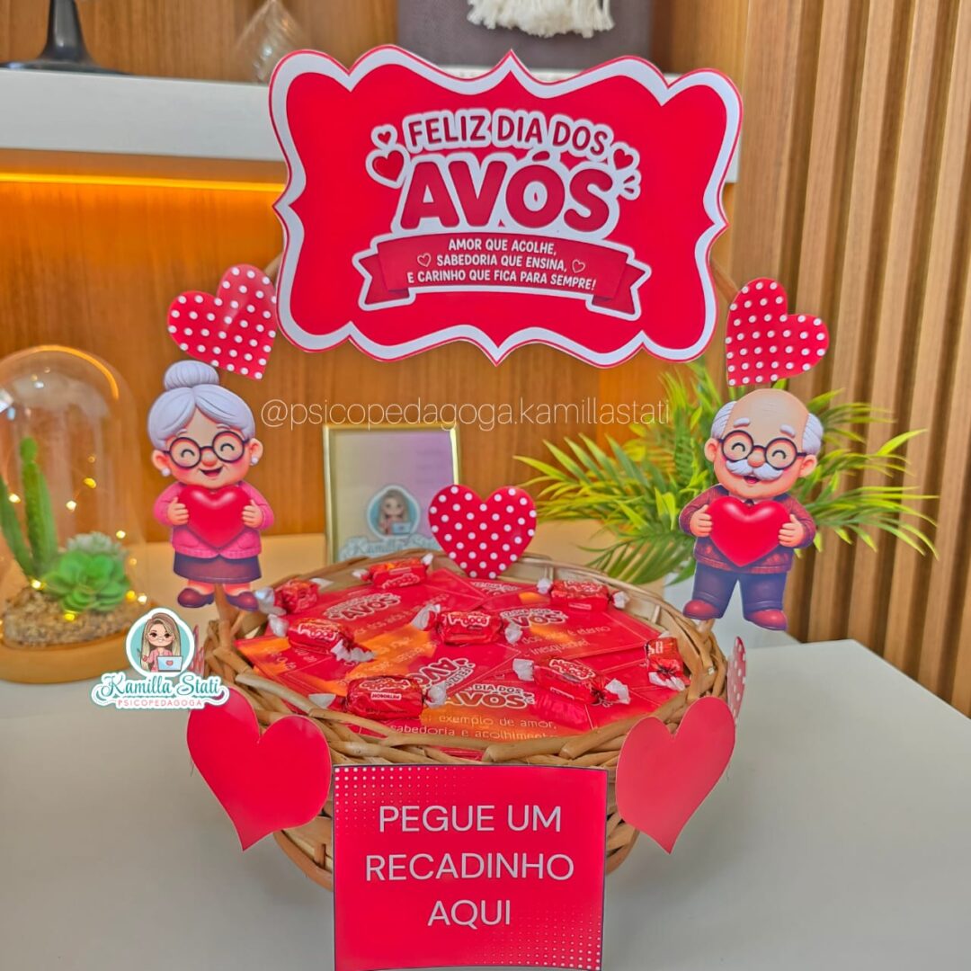 Cesta de recadinhos: Dia dos avós