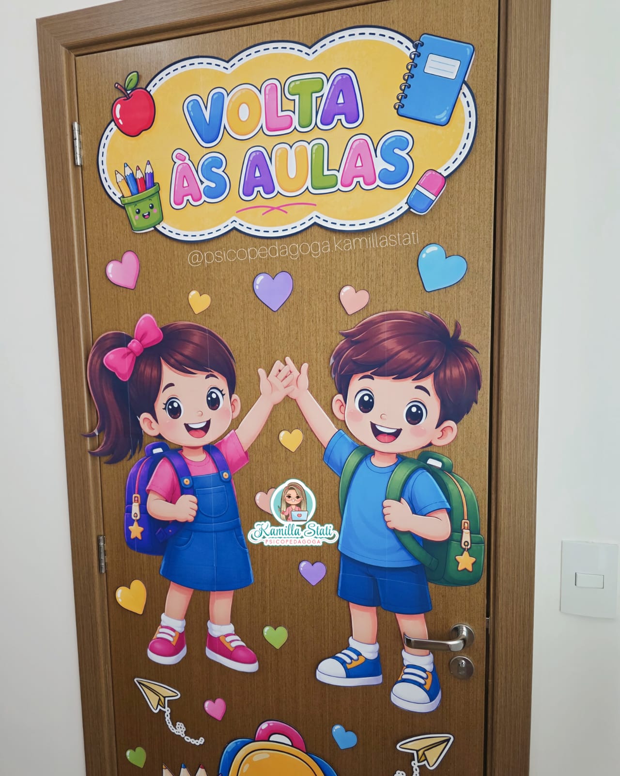 Decoração de porta: volta às aulas felizes com seu retorno - Imagem 4