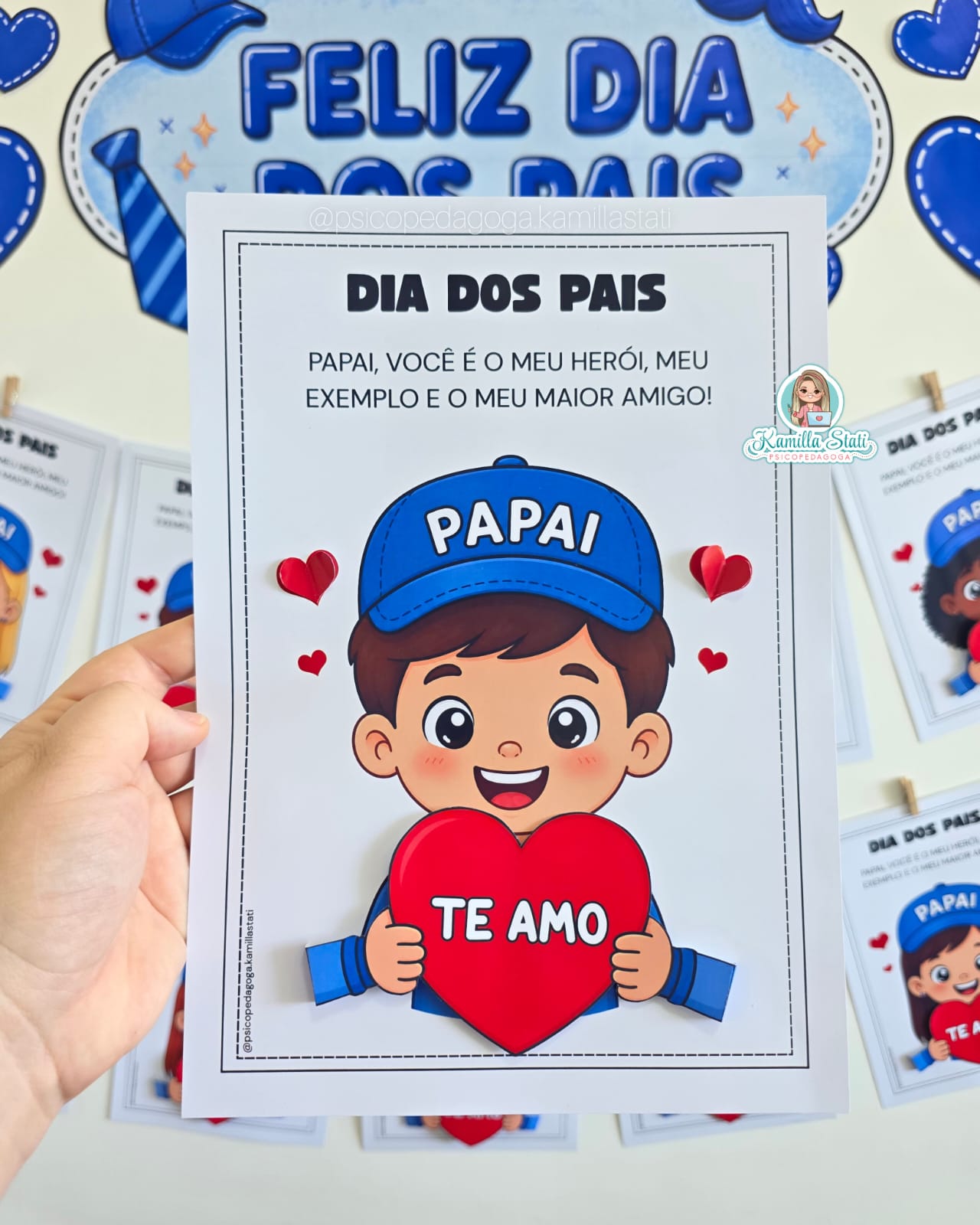 Mural de atividade dia dos pais - Imagem 6