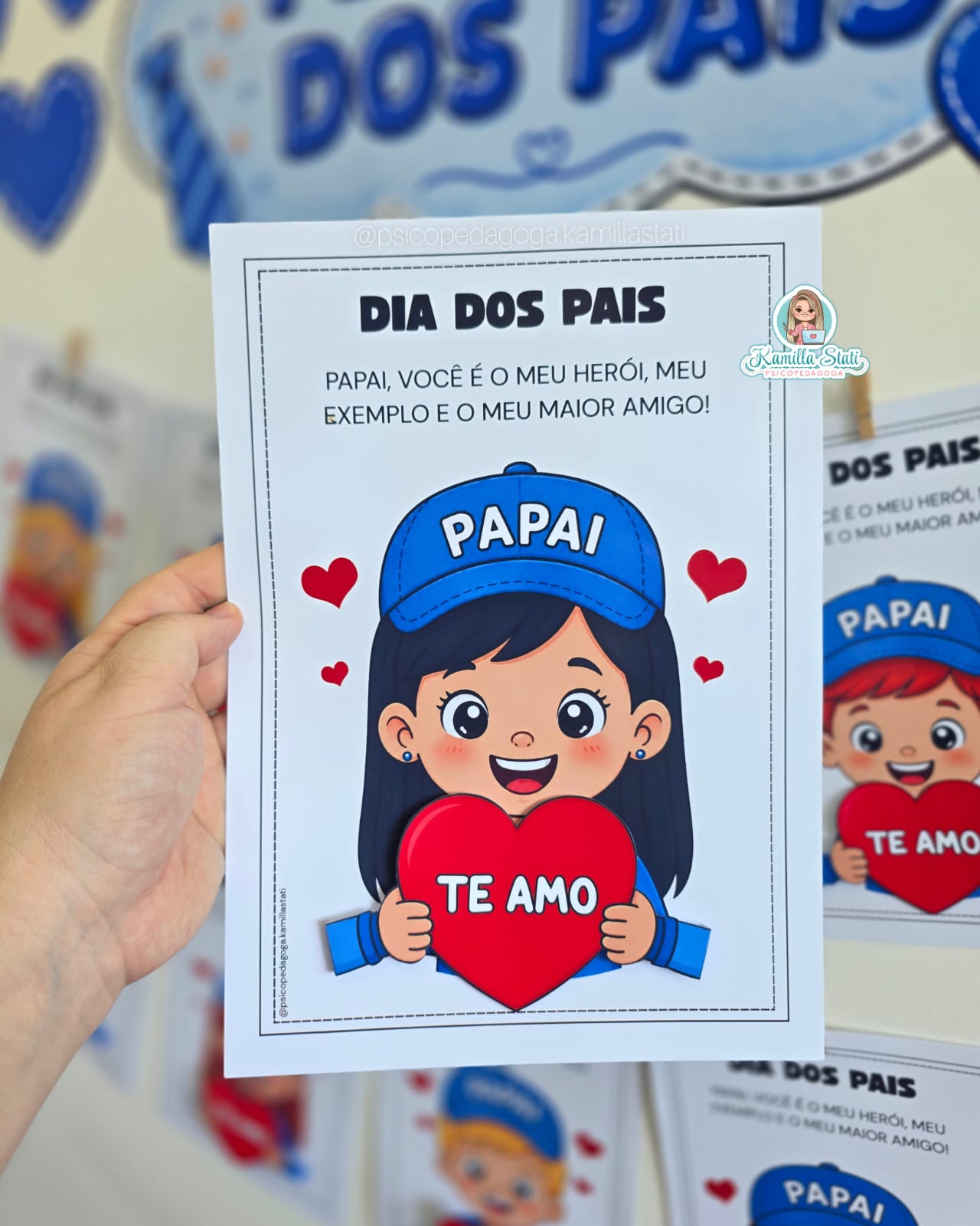 Mural de atividade dia dos pais - Imagem 7