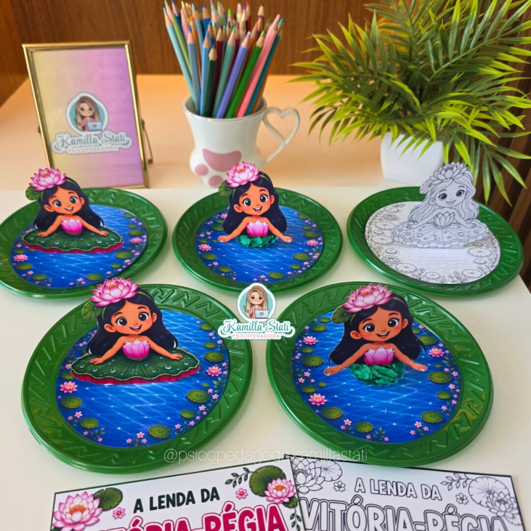 Atividade interativa Vitória-Régia Folclore Brasileiro