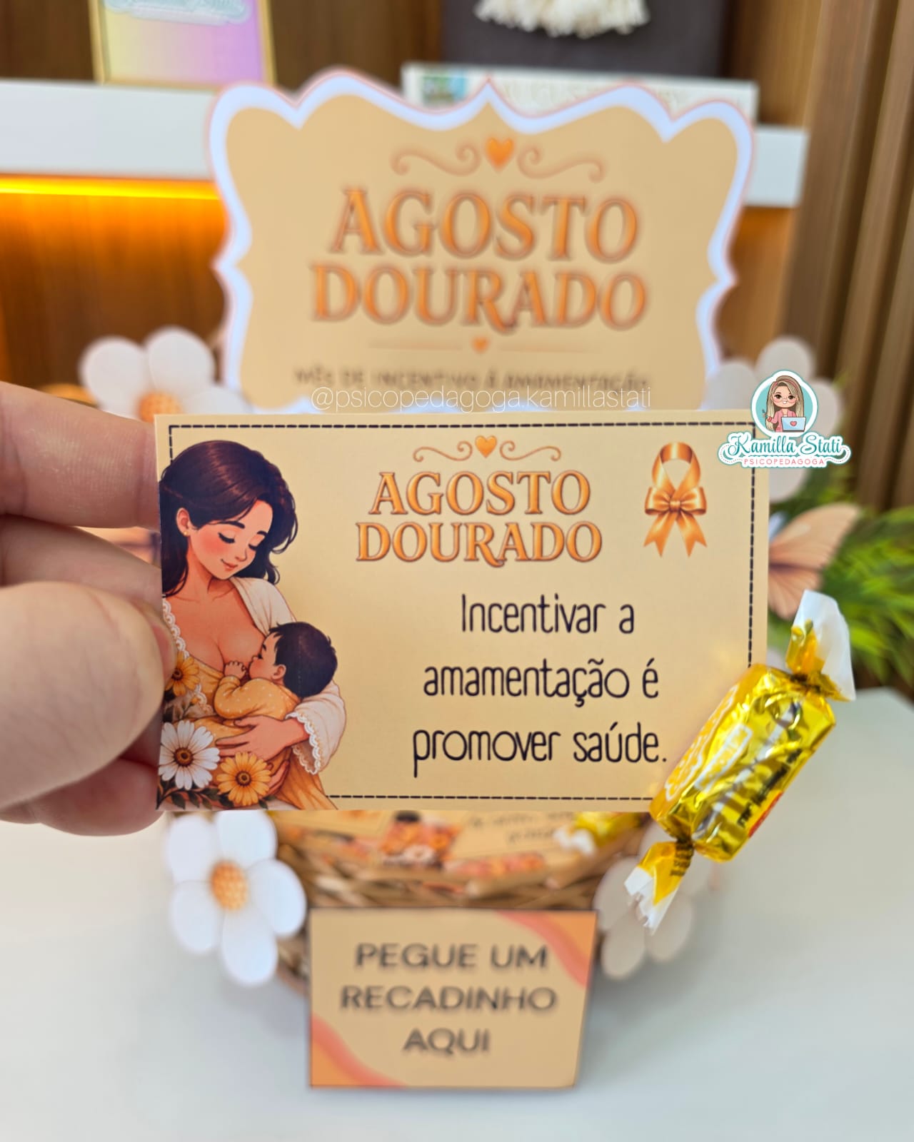 Cesta de recadinhos: Agosto Dourado - Imagem 2