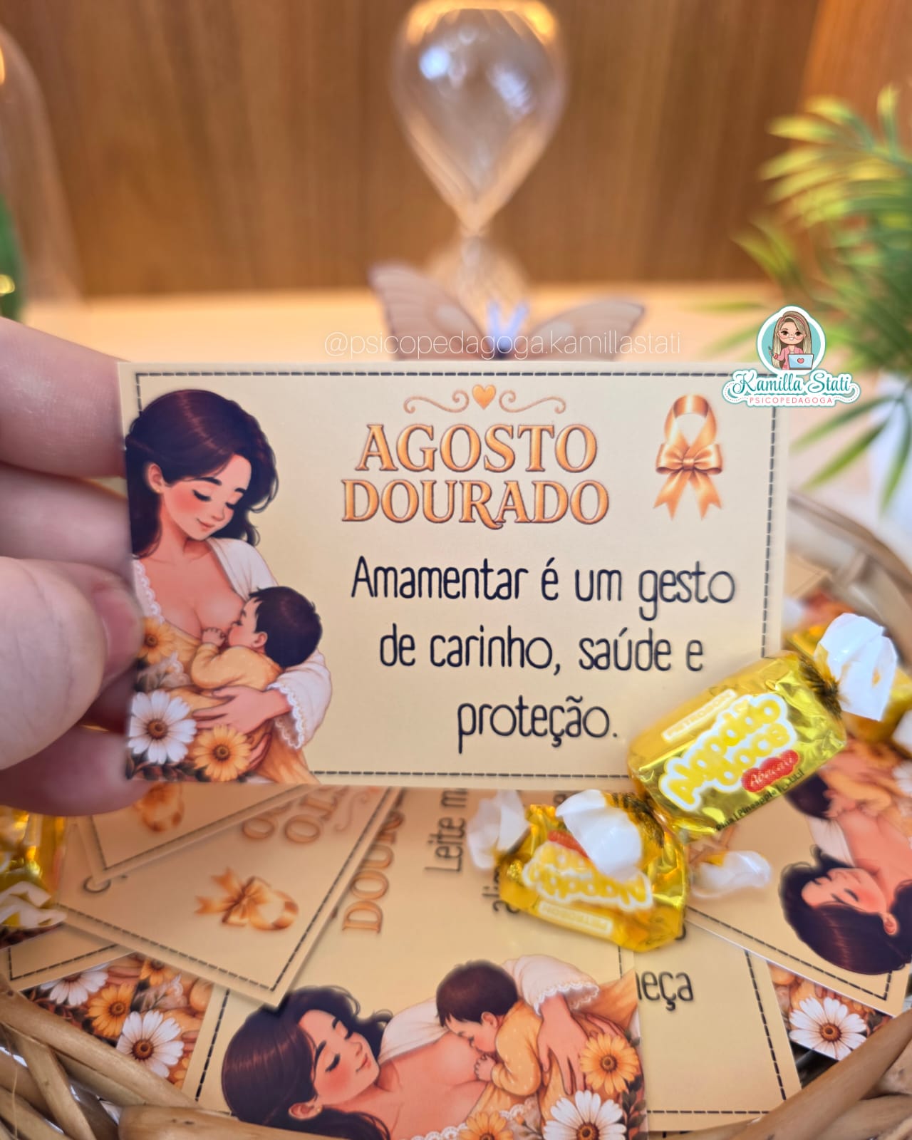 Cesta de recadinhos: Agosto Dourado - Imagem 3