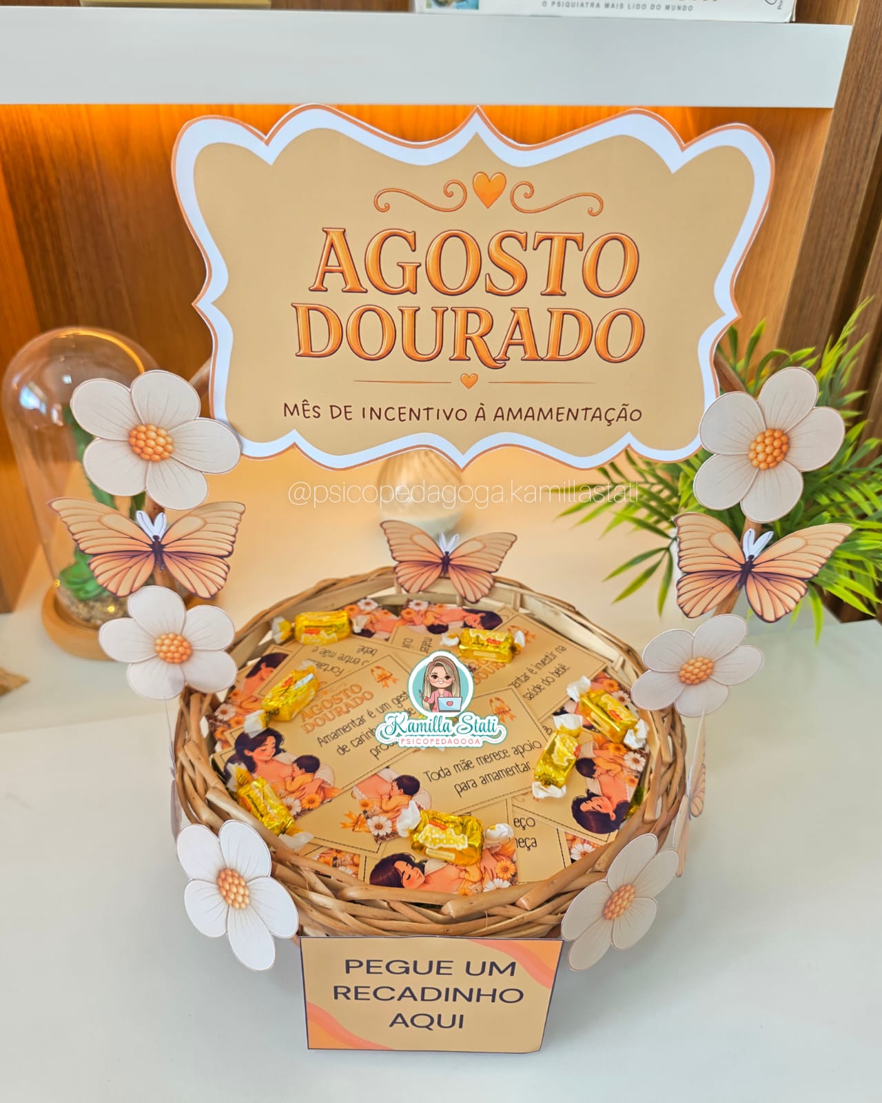 Cesta de recadinhos: Agosto Dourado - Imagem 5