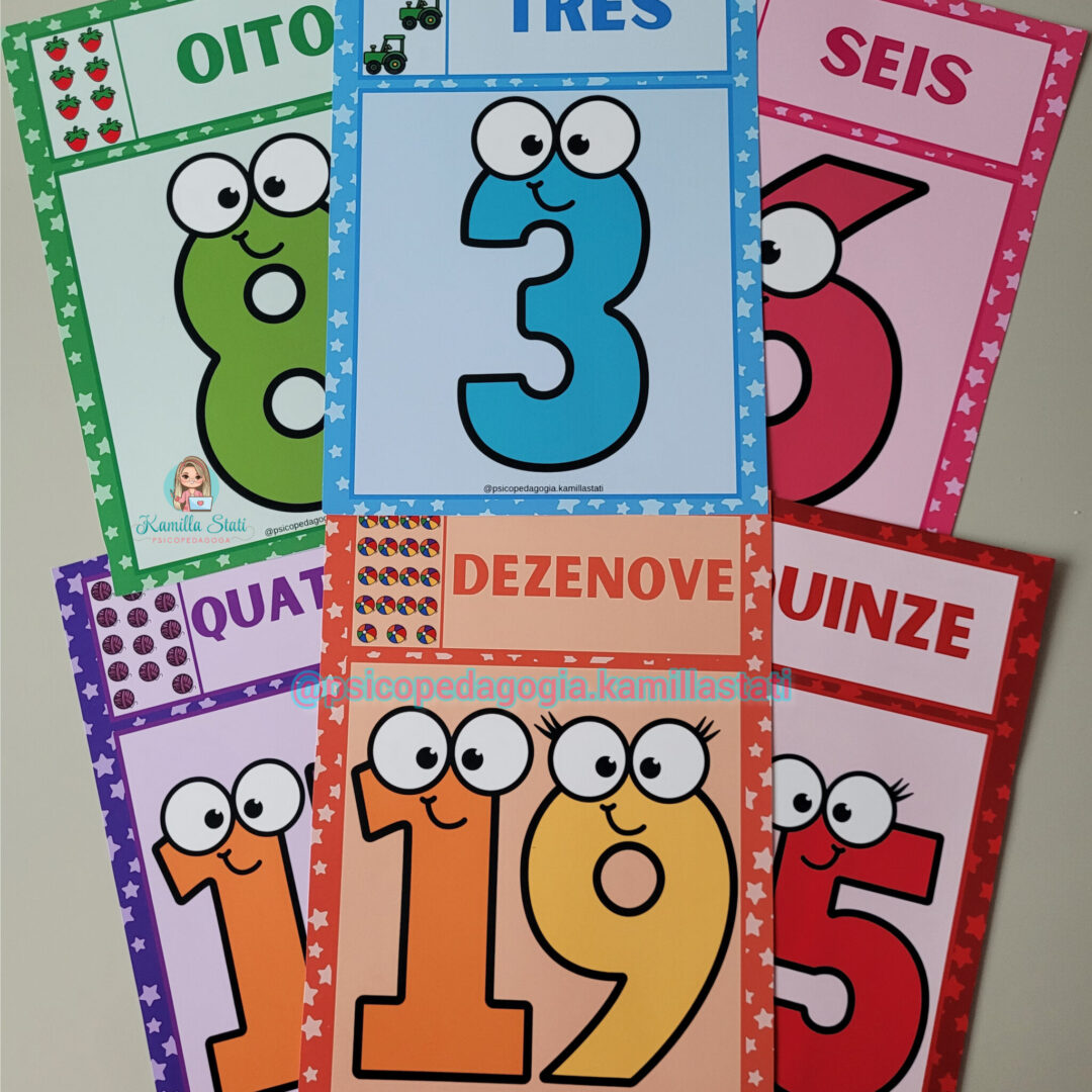 Números de parede animado