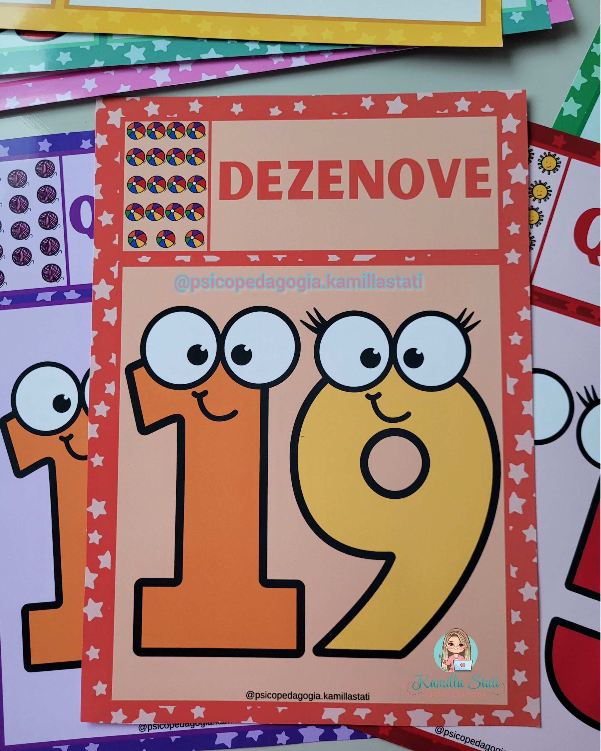 Kit alfabeto e números de parede animado - Imagem 6
