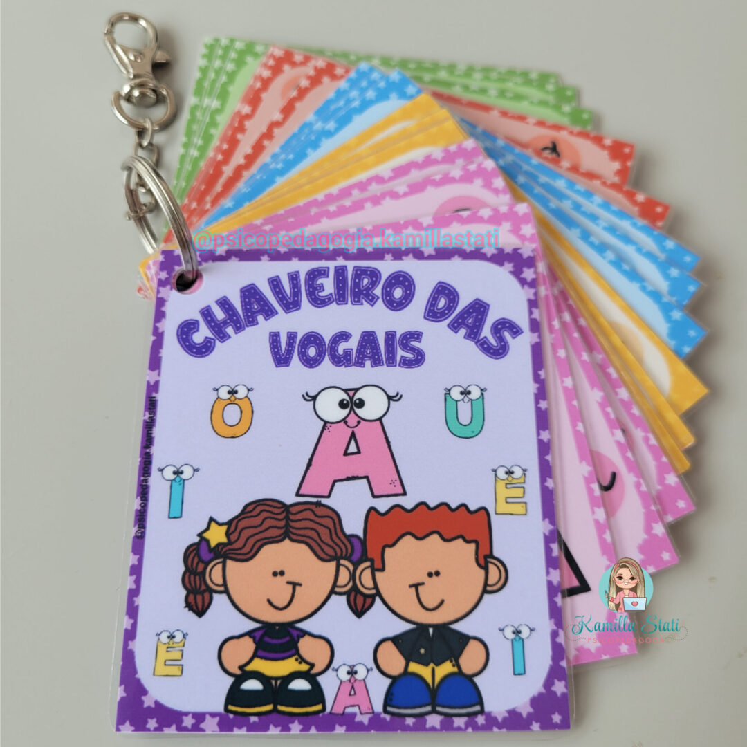 Chaveiro das vogais