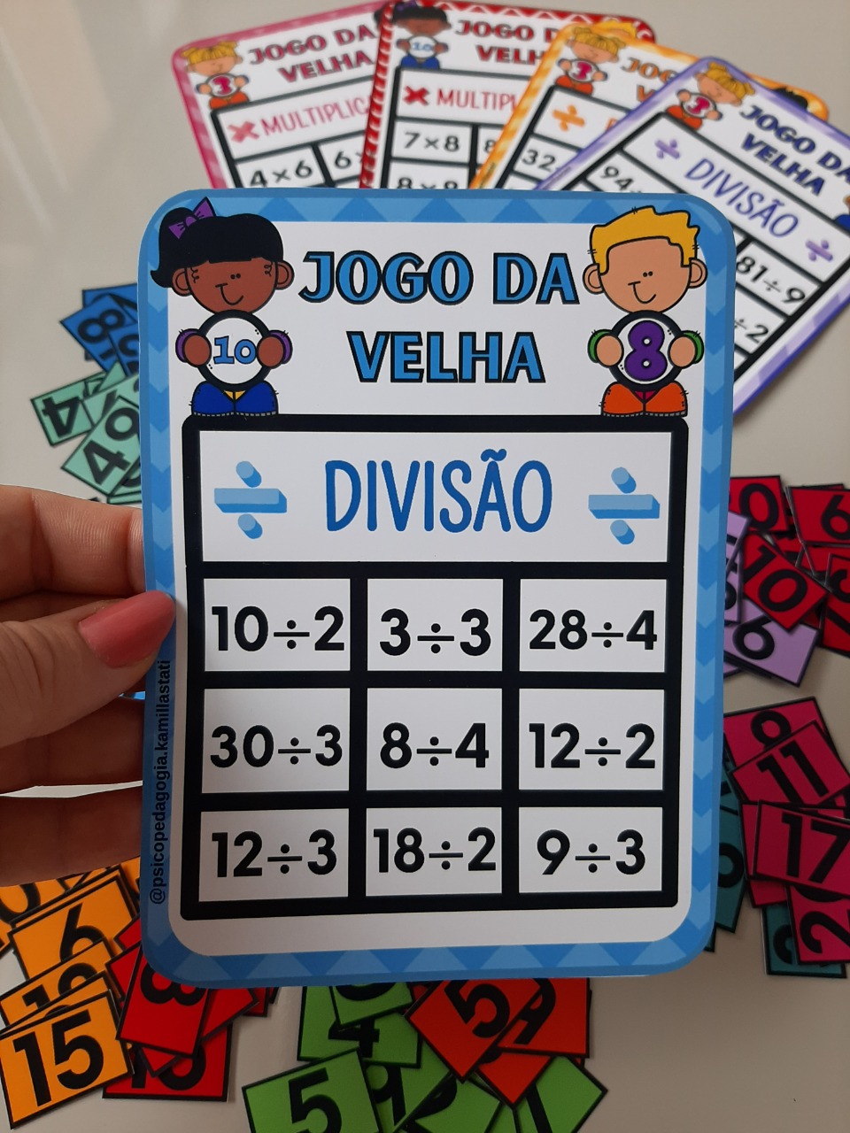 Jogo da velha: multiplicação e divisão - Imagem 2