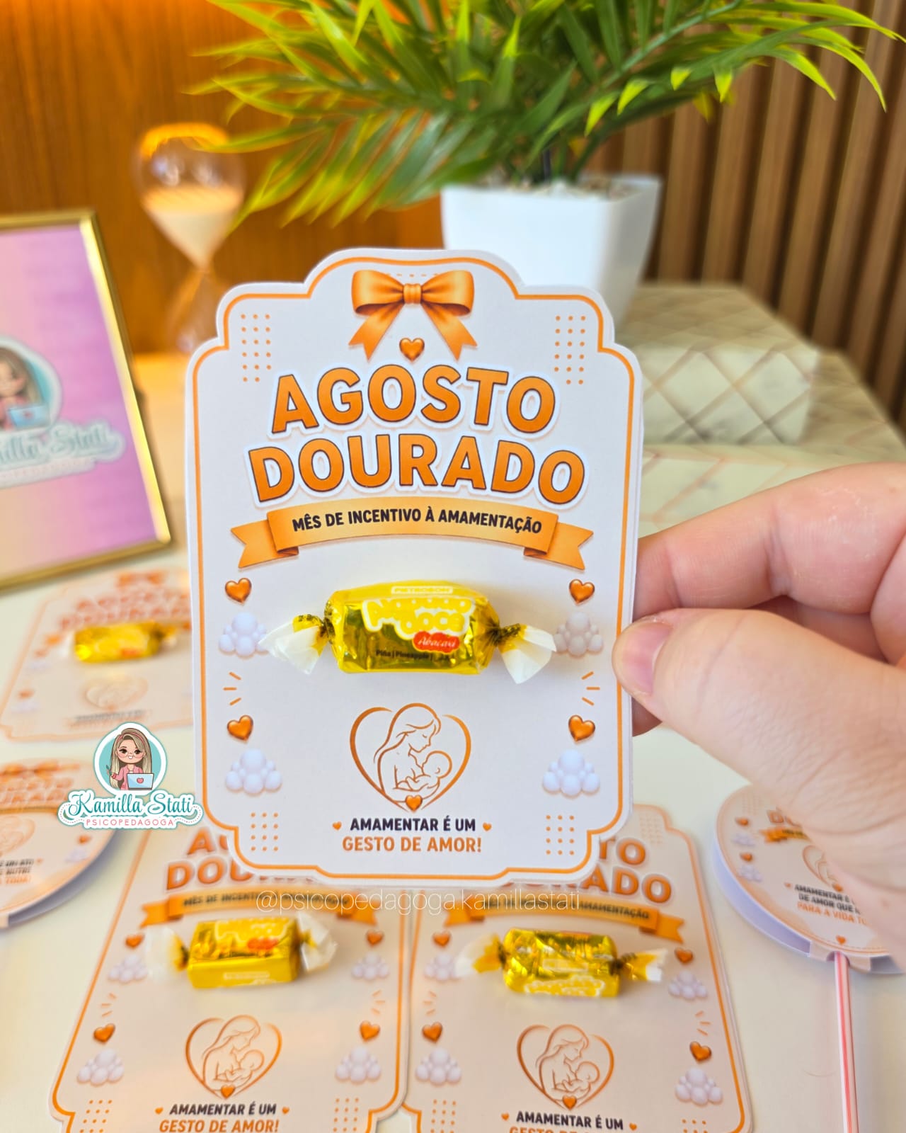 Lembrancinhas Agosto dourado - Imagem 4