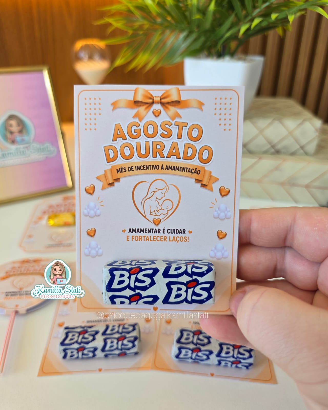 Lembrancinhas Agosto dourado - Imagem 5