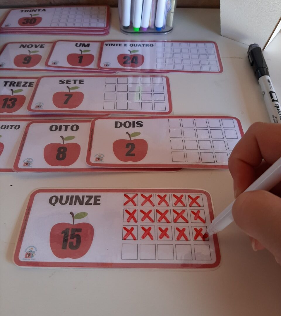 Marque a quantidade correta