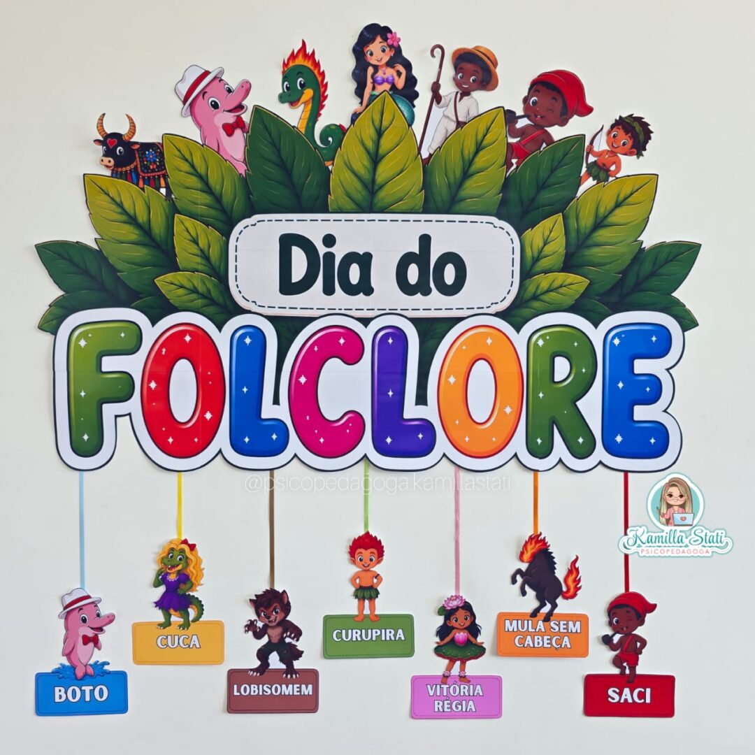Painel dia do folclore: lendas e encantos