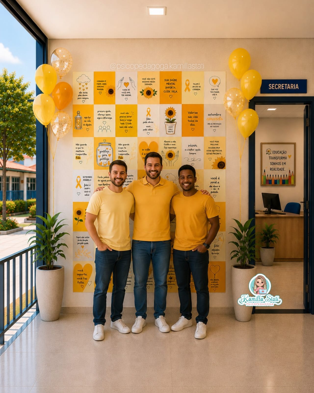 Paredão para fotos: setembro amarelo - Imagem 4