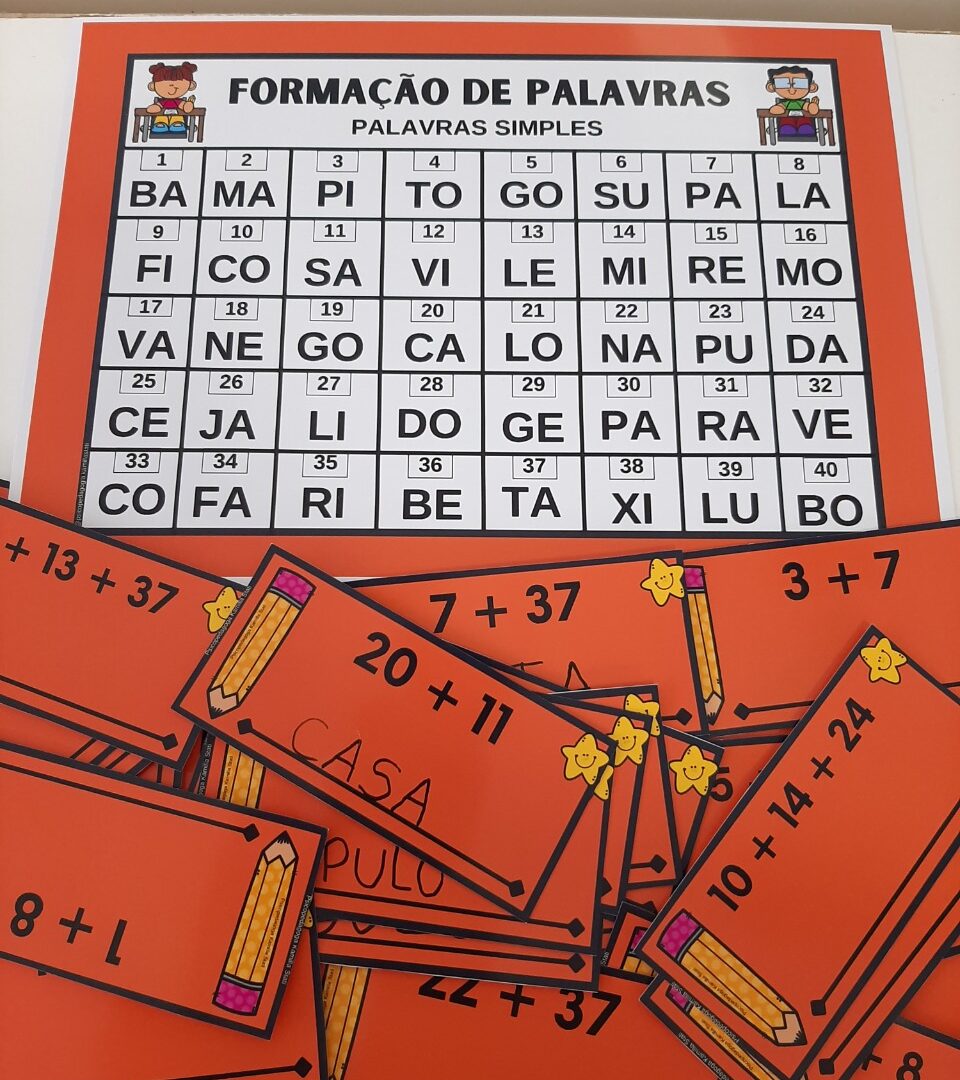 Sílabas numeradas: simples